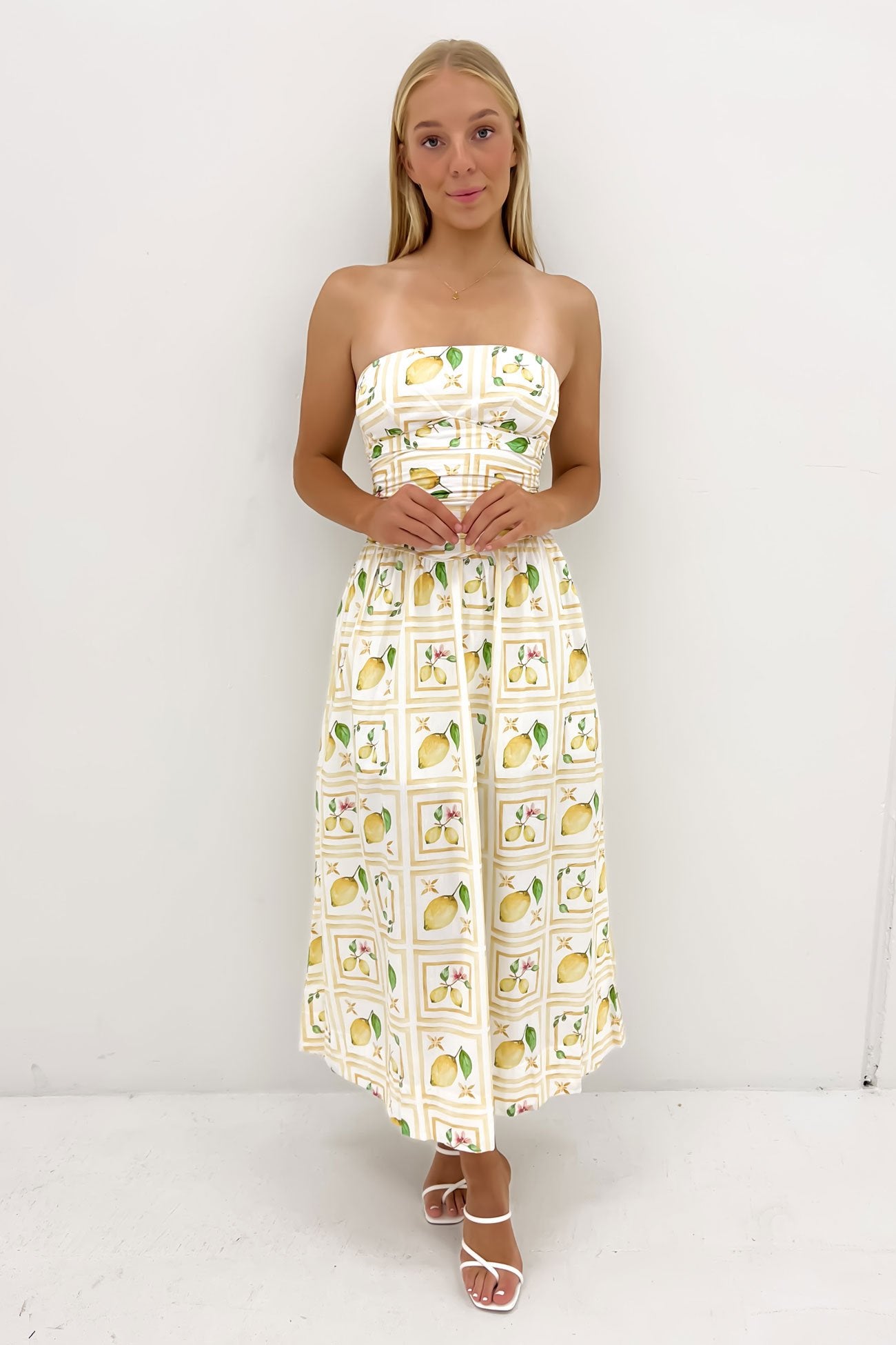 Harmony Midi Dress Limoncello