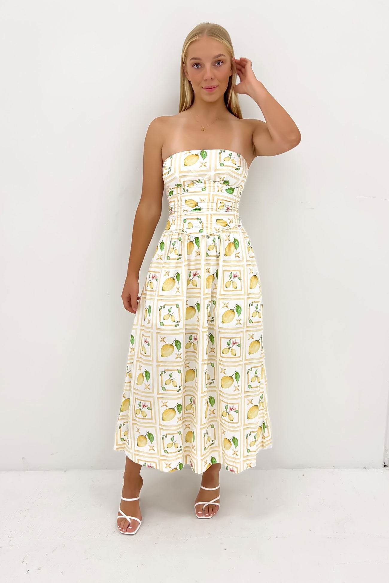 Harmony Midi Dress Limoncello