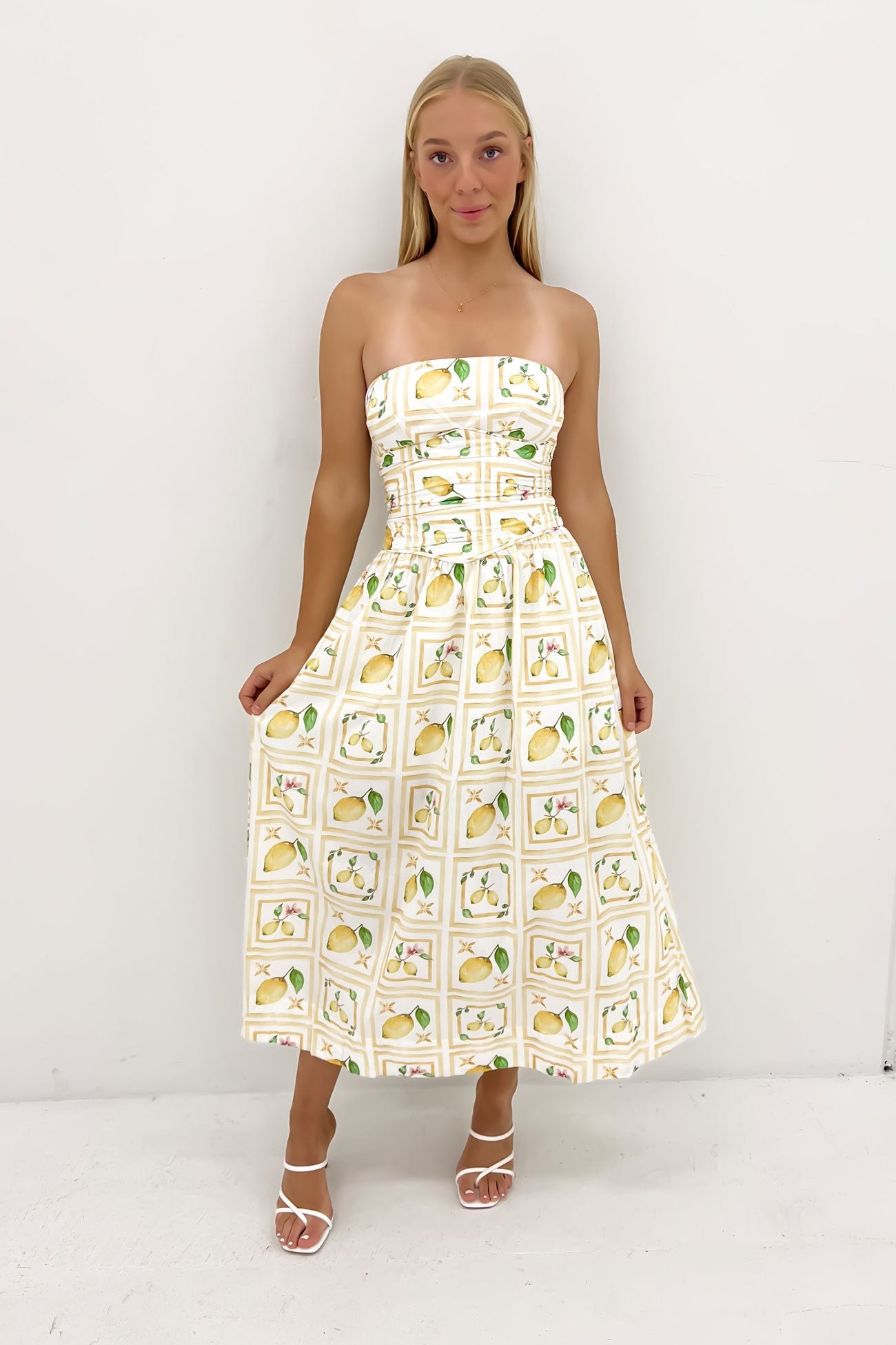 Harmony Midi Dress Limoncello