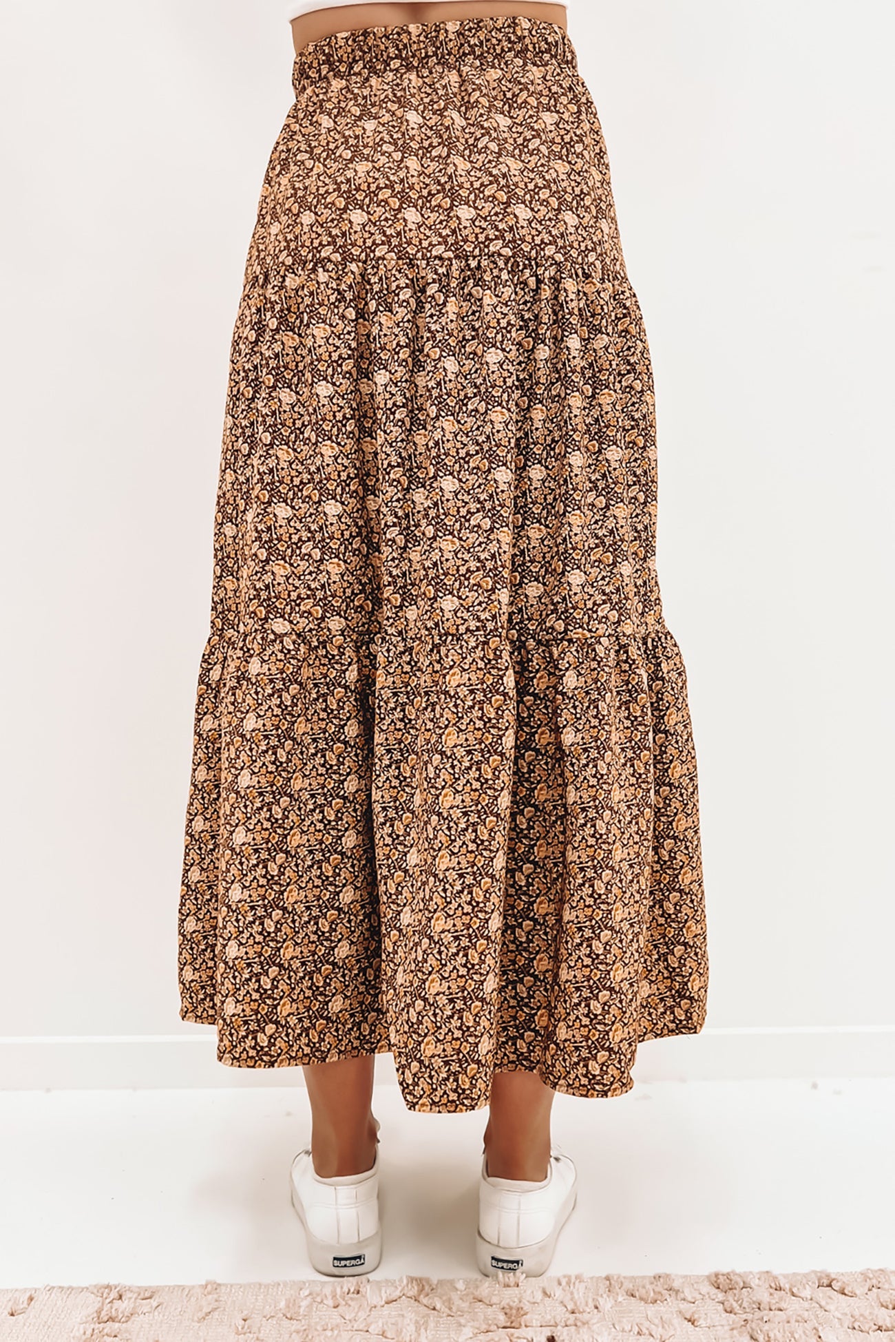 Harper Floral Maxi Skirt Print