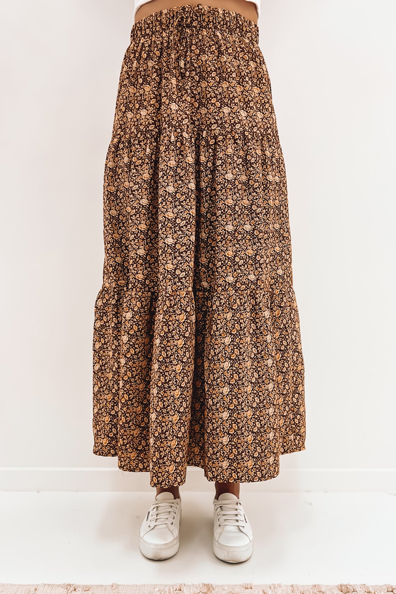 Harper Floral Maxi Skirt Print