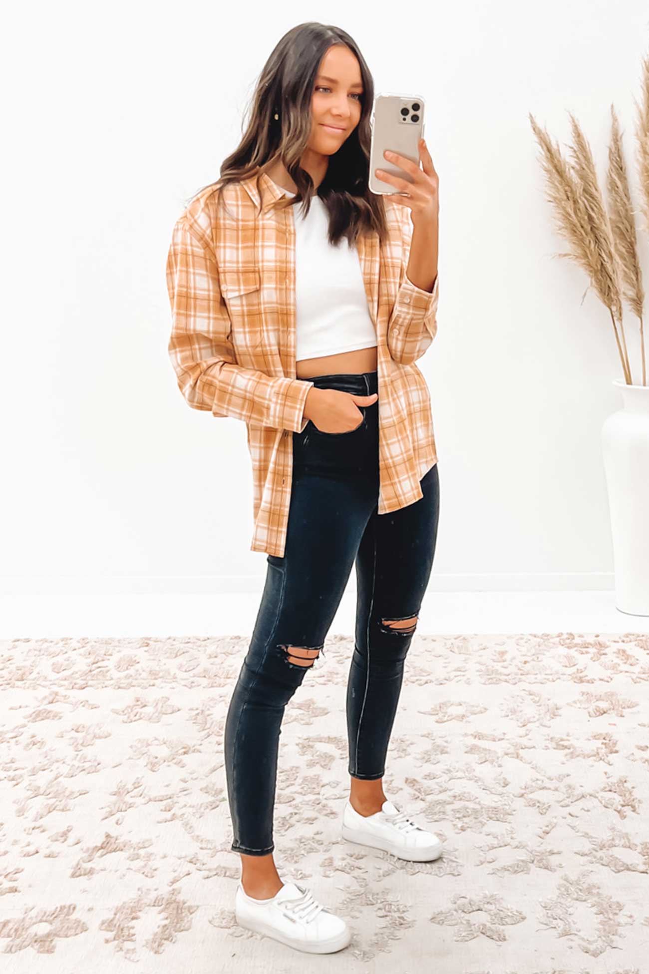 Harriette Check Shirt Checkered