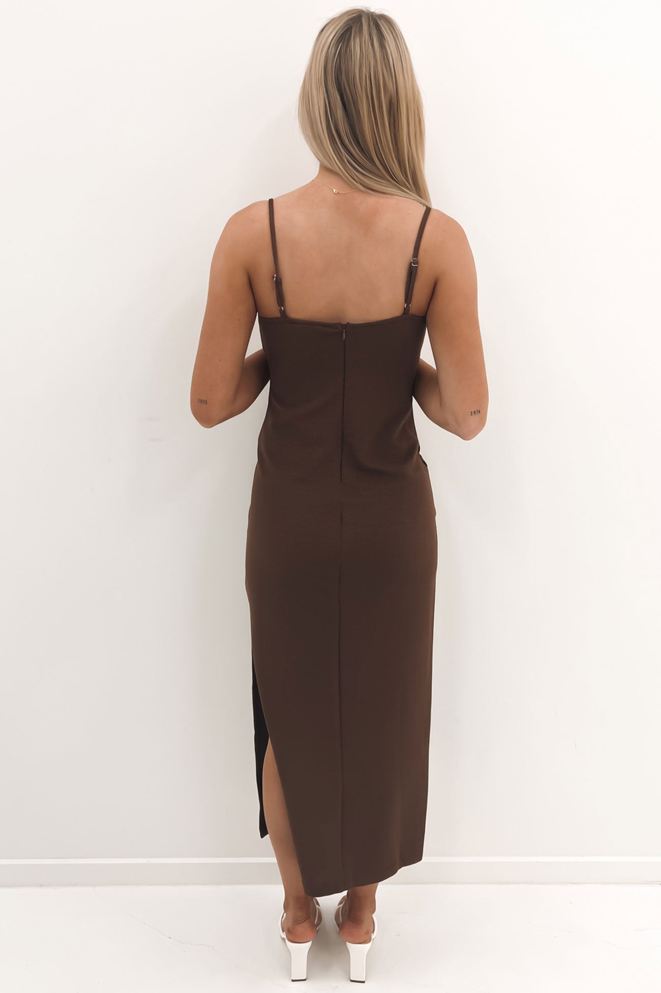 Harry Maxi Dress Chocolate