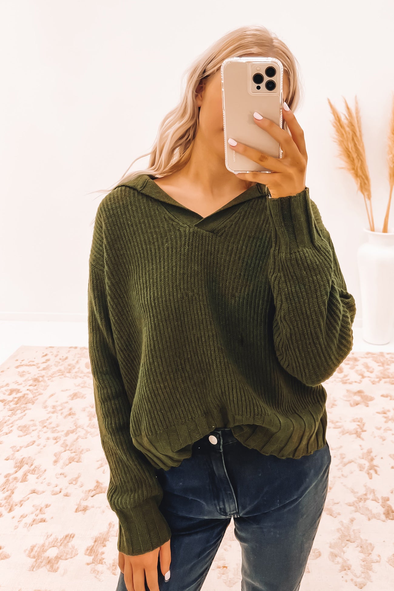 Heather Knit Green