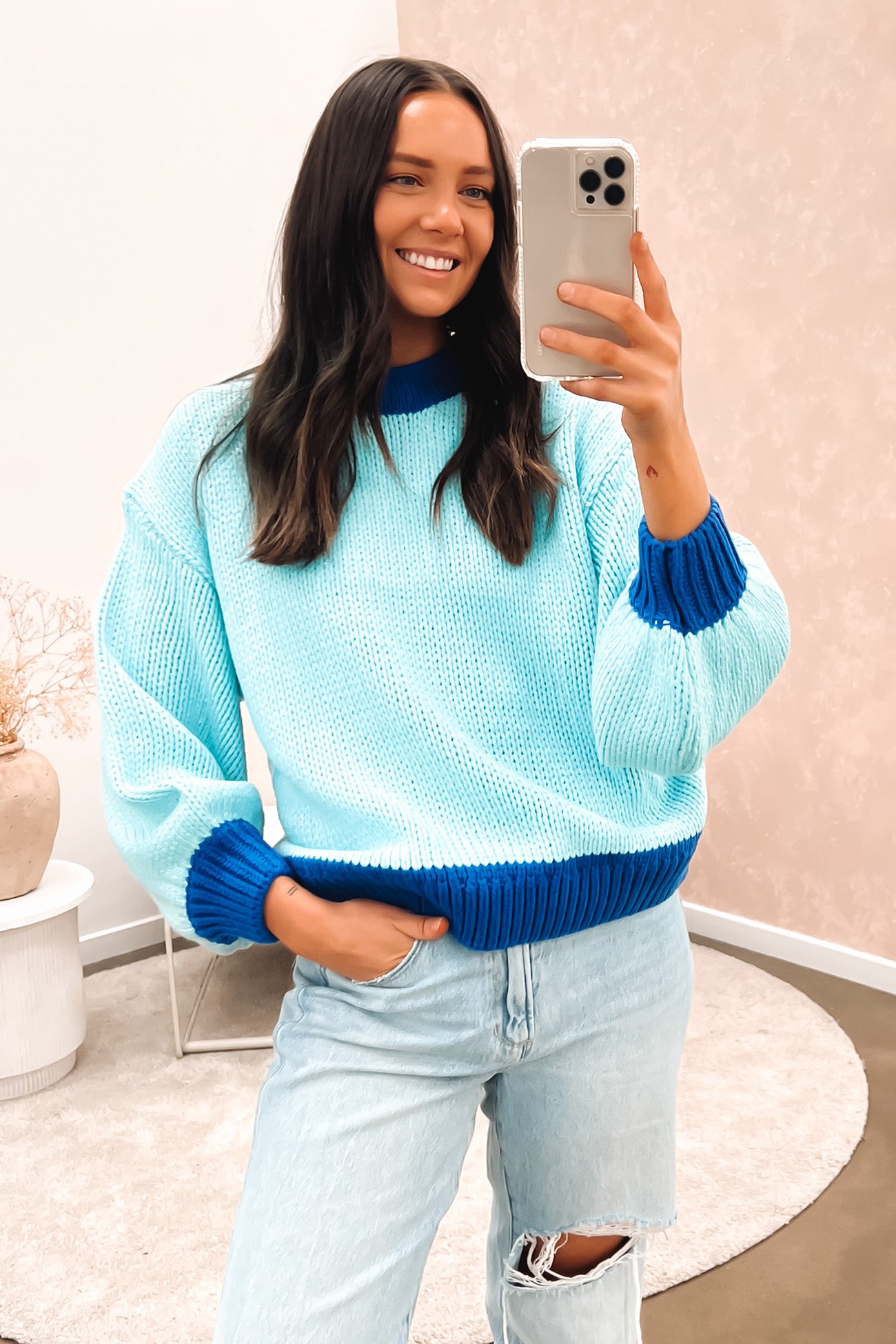 Heidi Knit Blue