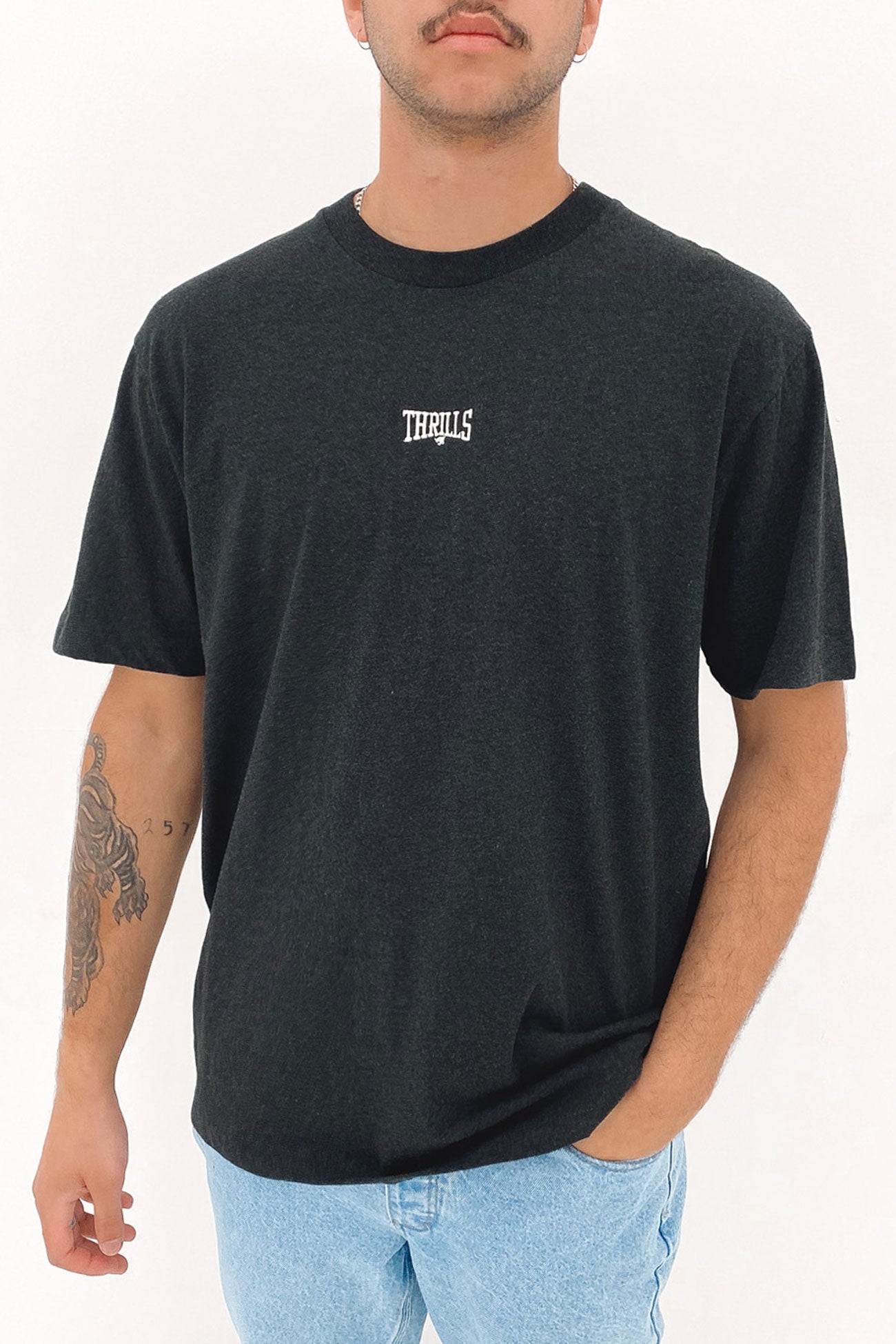 Hell Week Merch Fit Tee Black Heather