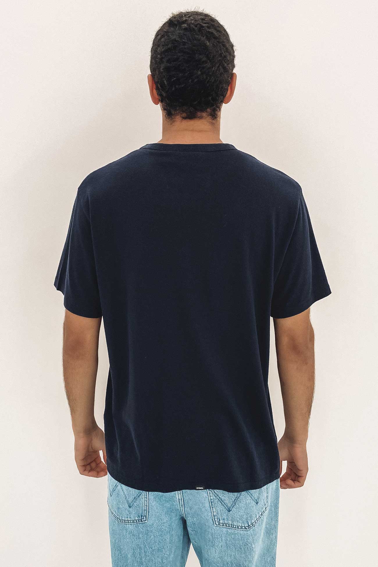 Hemp Century Merch Fit Tee Dark Navy