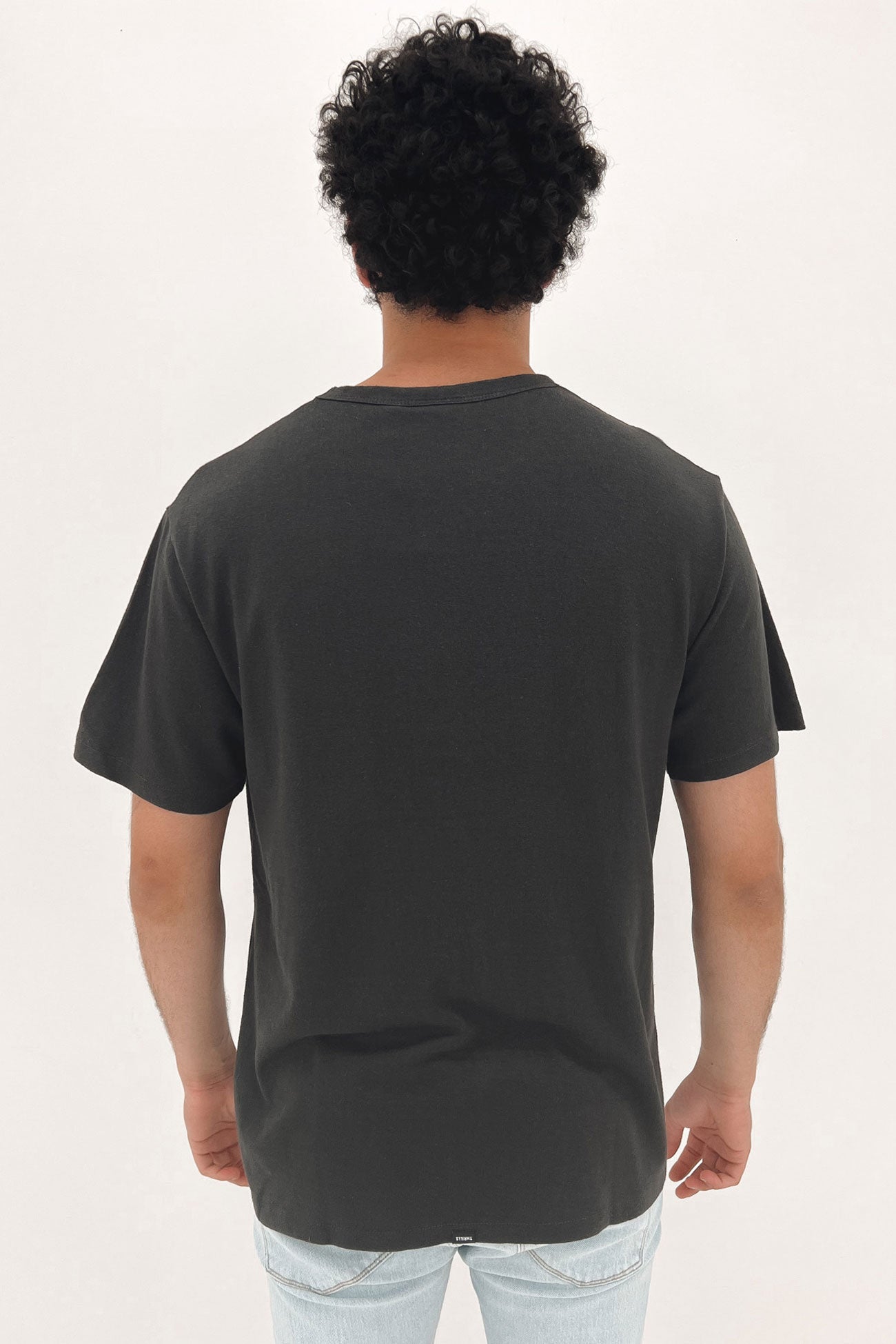 Hemp Forward Motions Merch Fit Tee Dark Charcoal