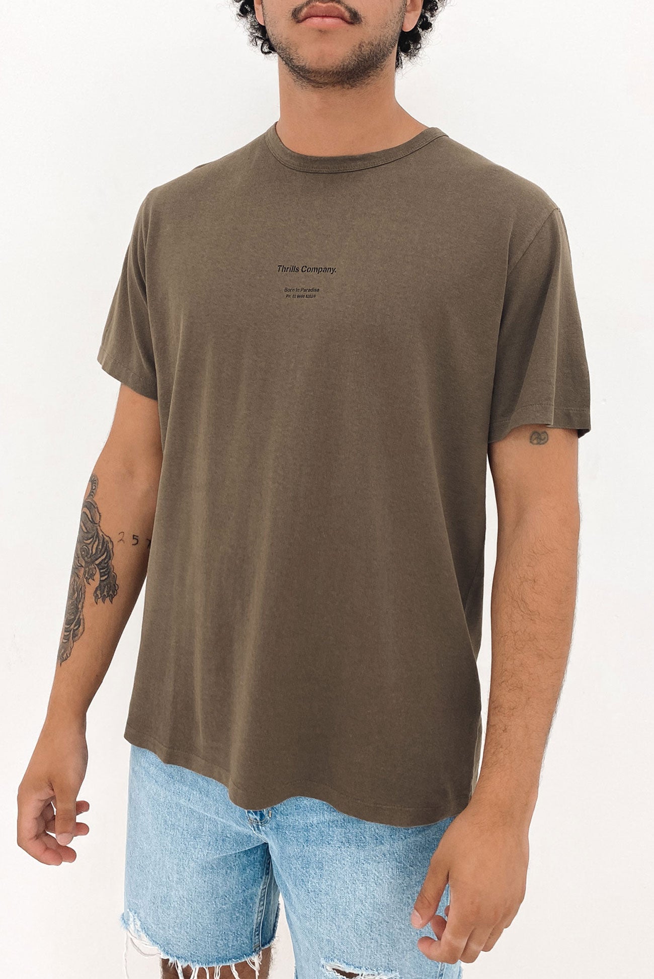 Hemp Thrills Infantry Merch Fit Tee Canteen