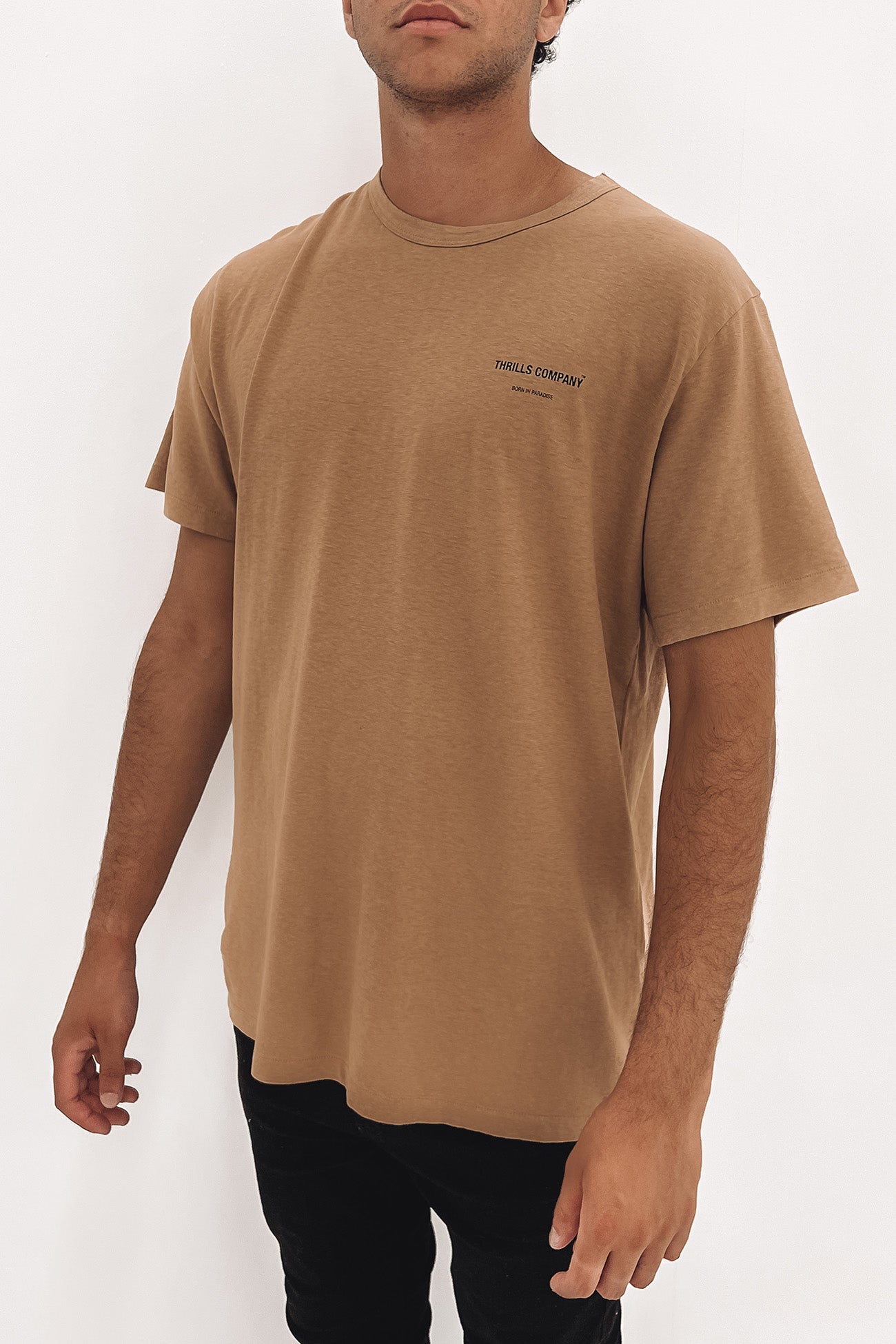 Hemp Thrills Stamp Light Merch Fit Tee Sand