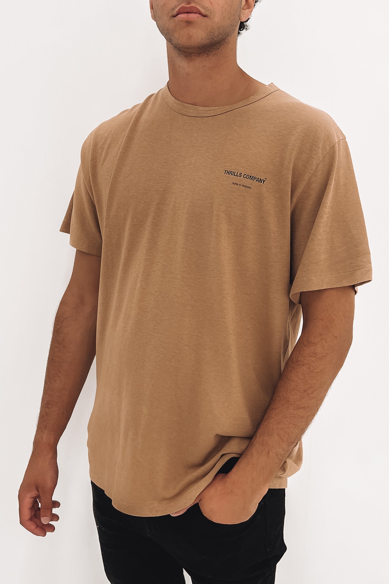 Hemp Thrills Stamp Light Merch Fit Tee Sand