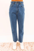 High Straight Jean Indigo Lake Petite