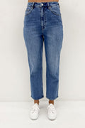 High Straight Jean Astoria Fade Petite