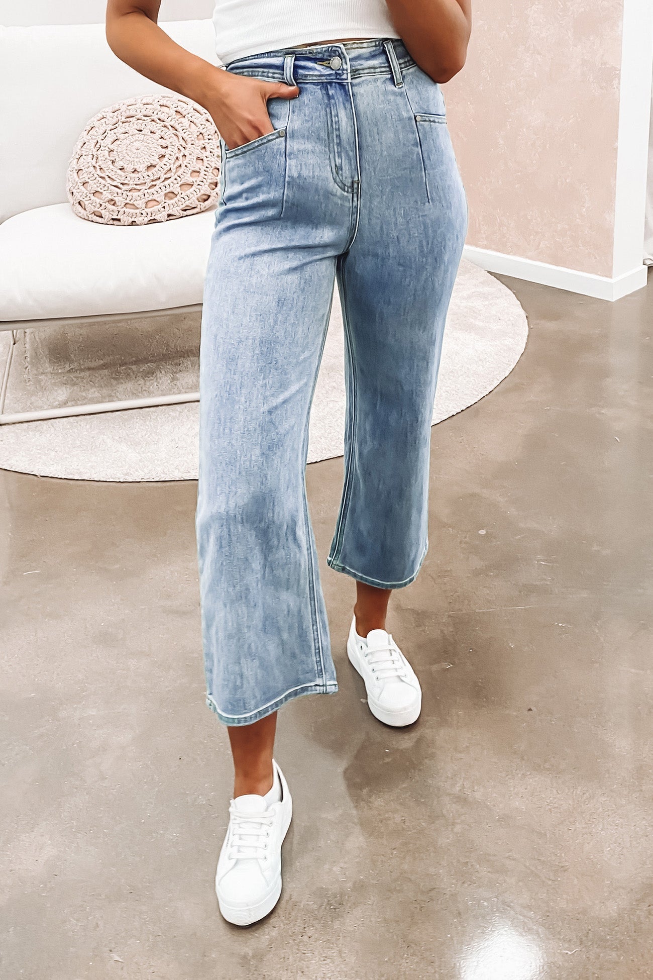 Hilary Pant Denim Blue