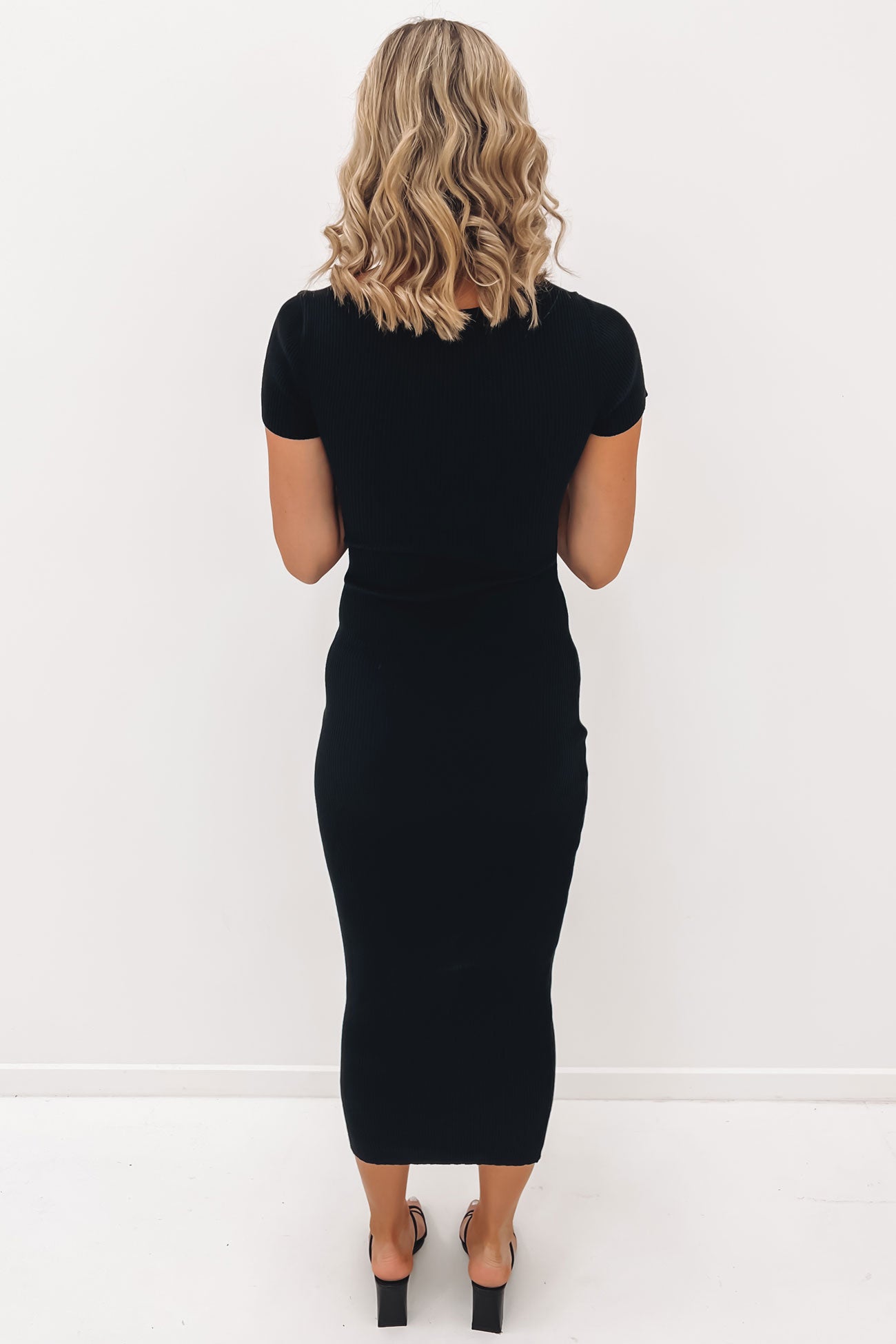 Hugo Midi Dress Black