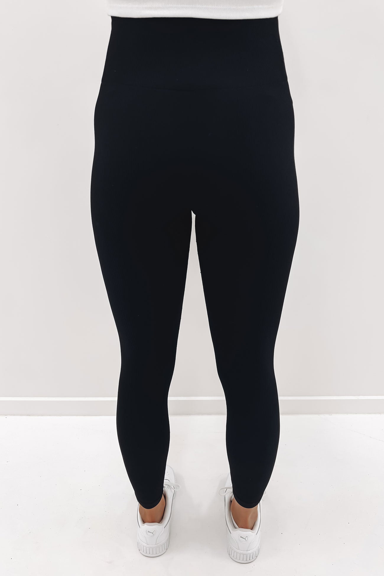 Remi Rib Legging Black