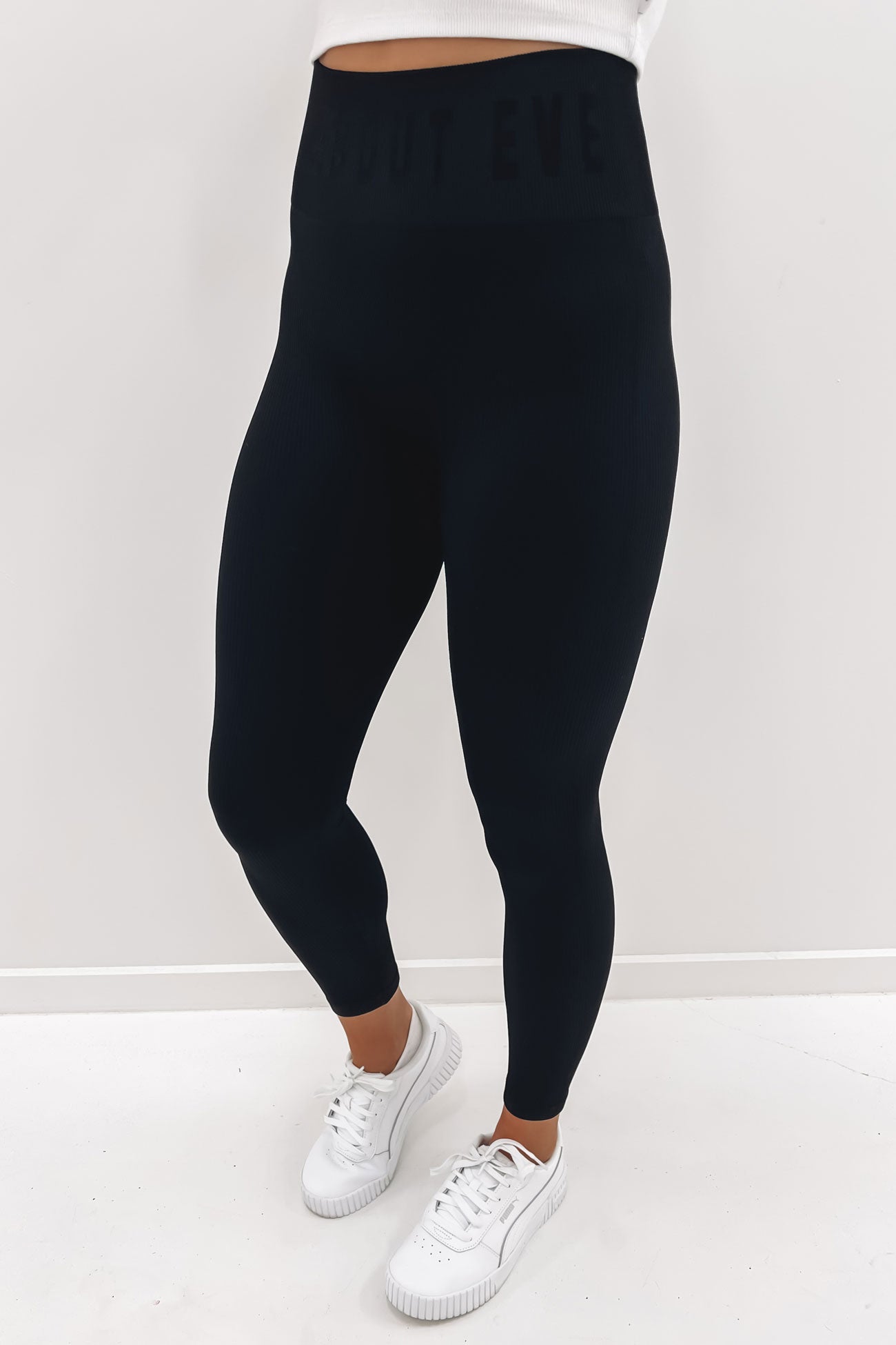 Remi Rib Legging Black