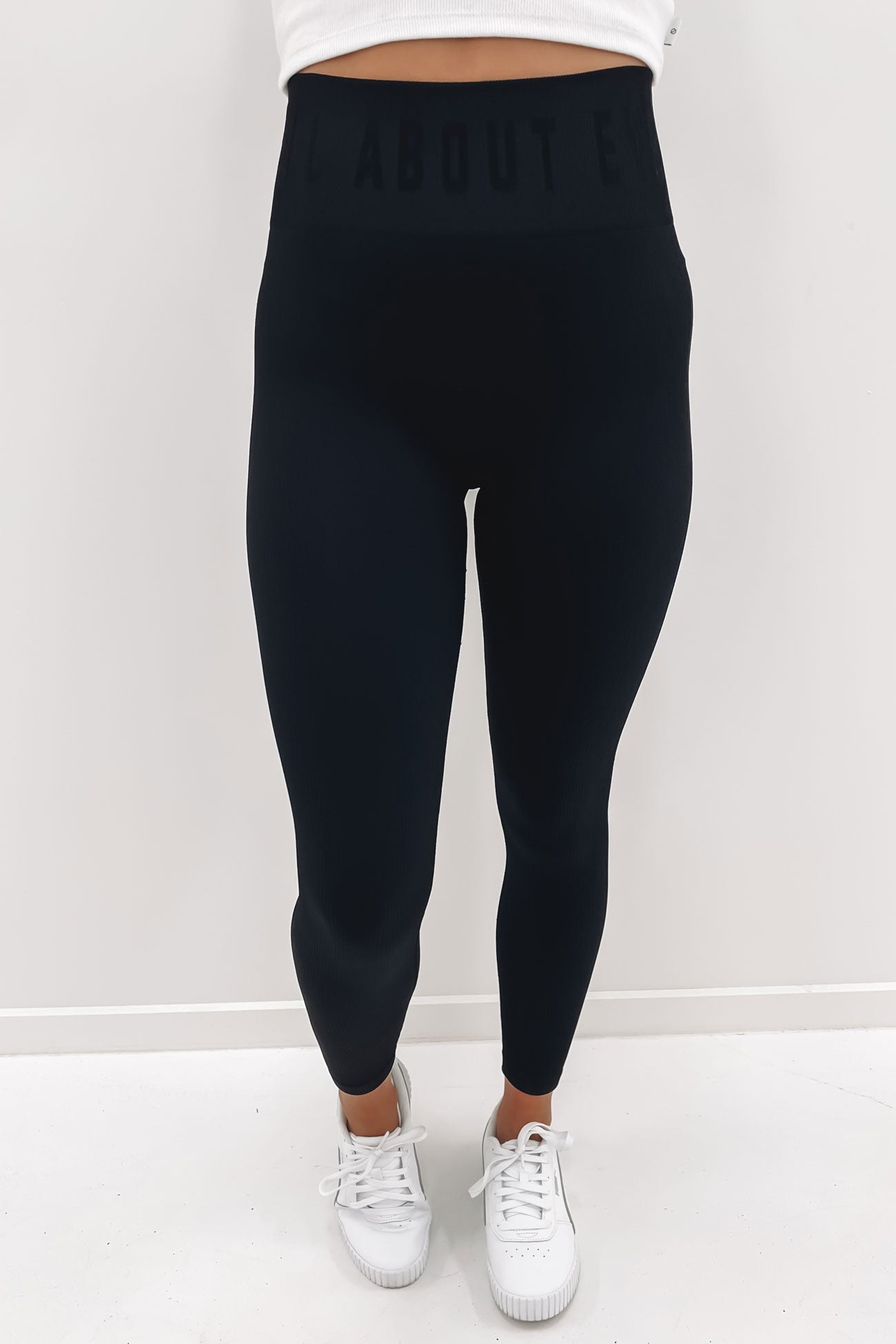 Remi Rib Legging Black