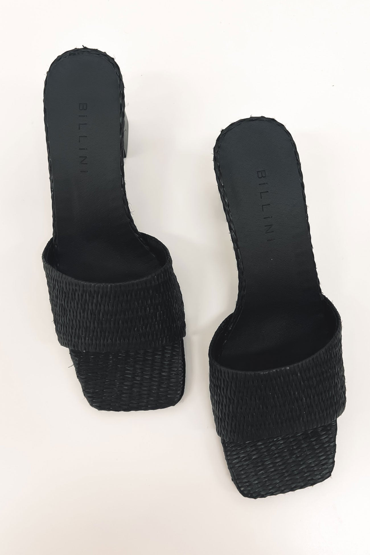 Ukko Heel Black Raffia