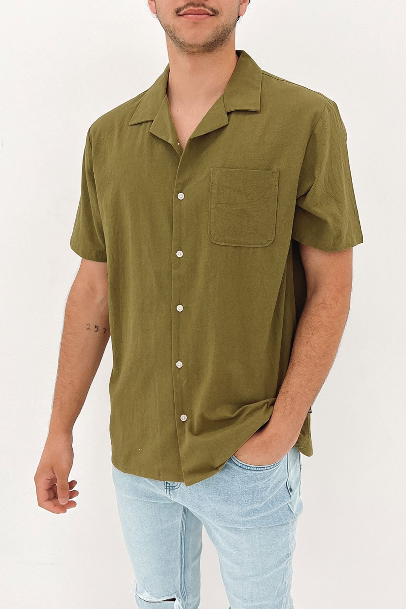 Beaumate Short Sleeve Shirt Old Mill