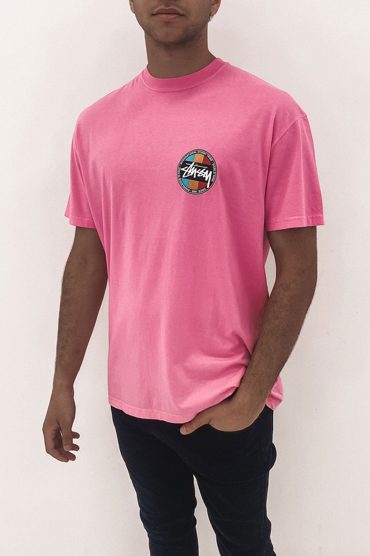 Classic Dot 50/50 Short Sleeve Tee Pigment Lemonade