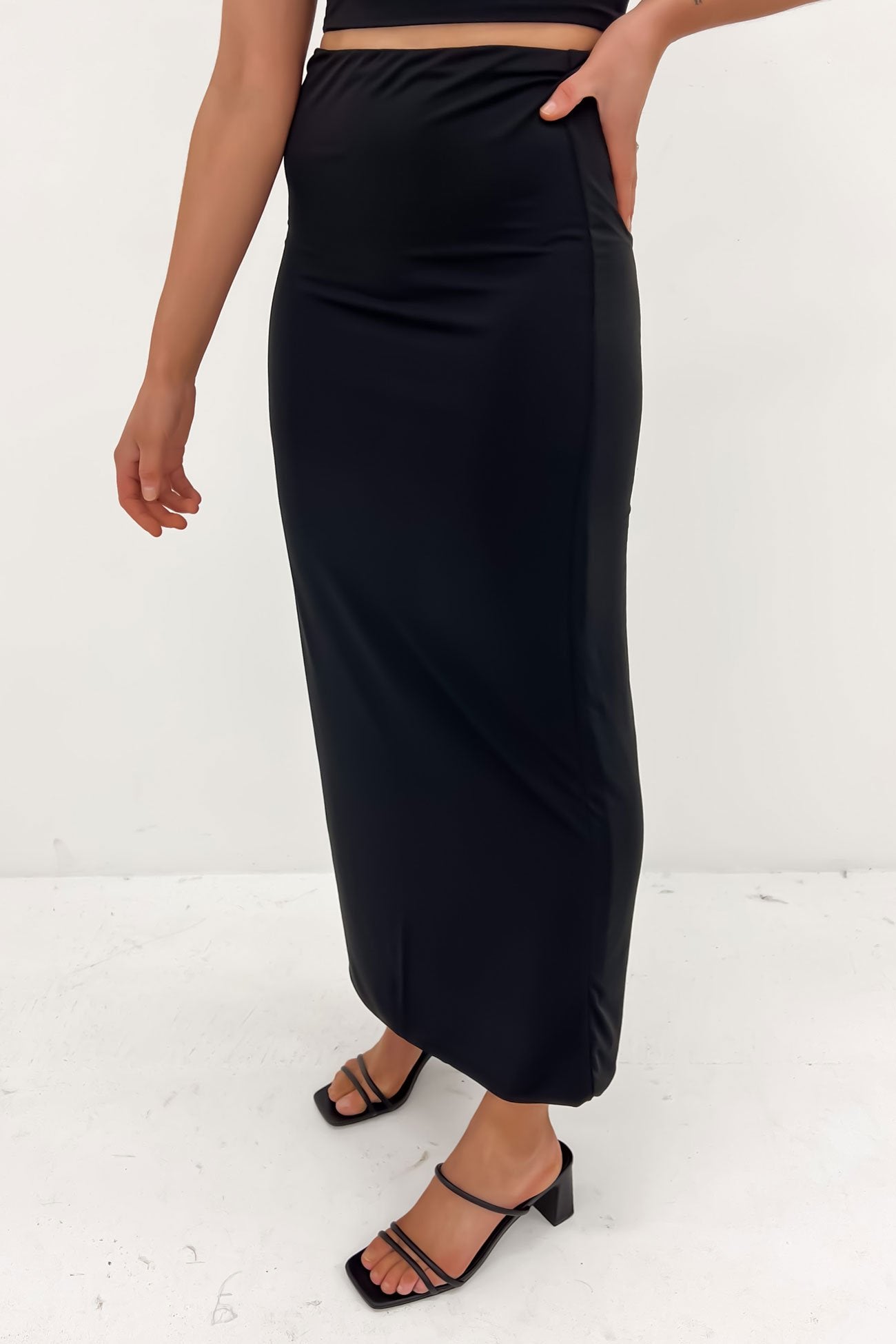 Indie Maxi Skirt Black