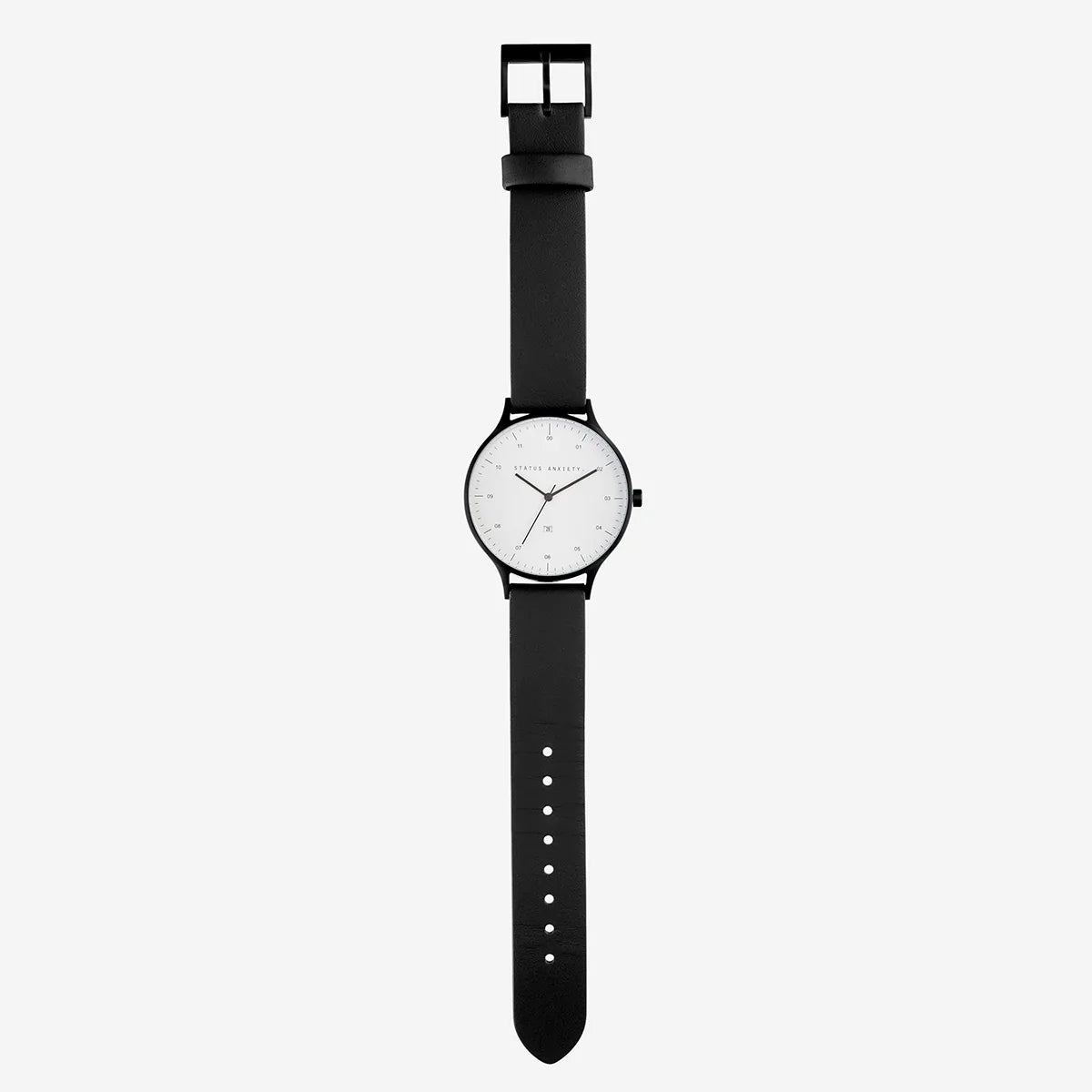 Inertia Watch Black White Black