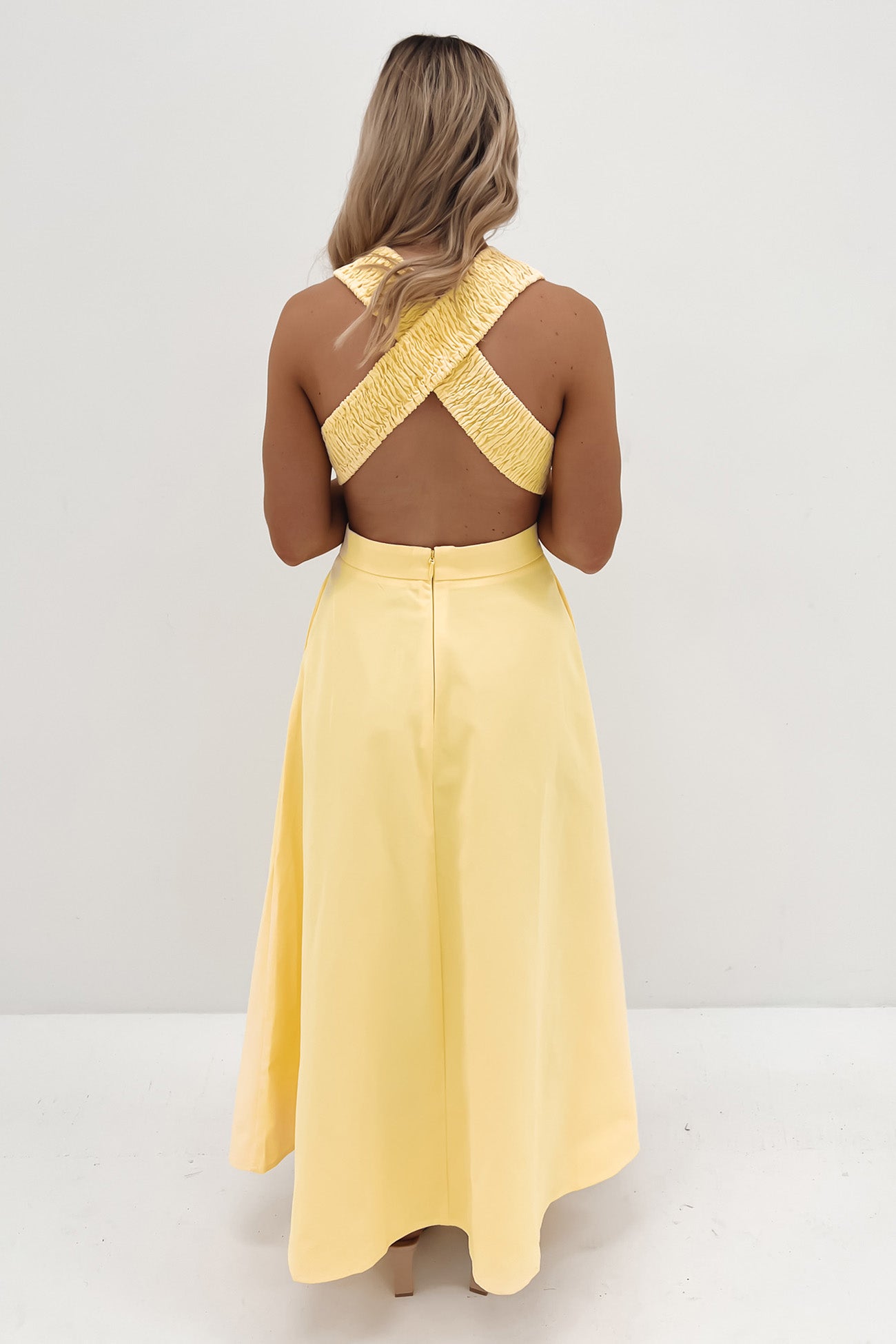 Inner Guidance Maxi Dress Lemon