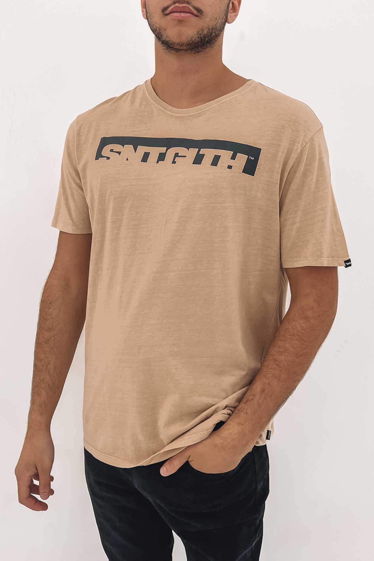 Instinct Short Sleeve Tee Oatmeal