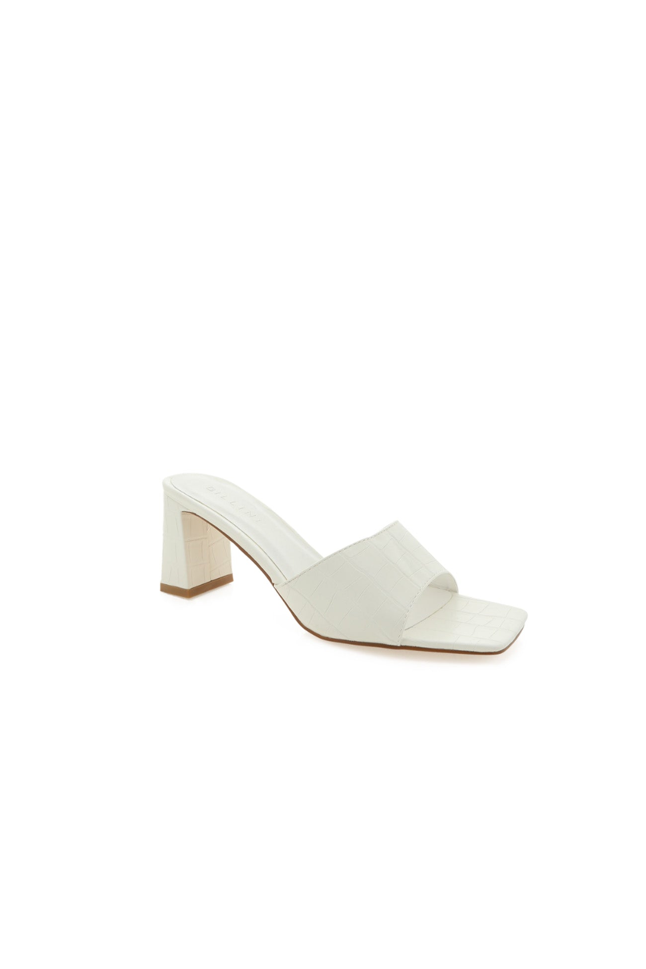 Irine Heel White Croc