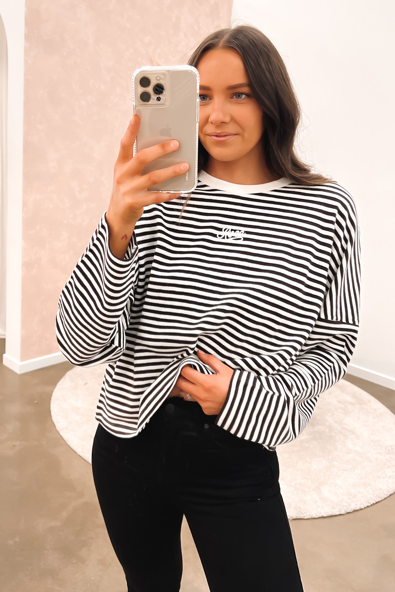 Ivy Stripes Long Sleeve Java