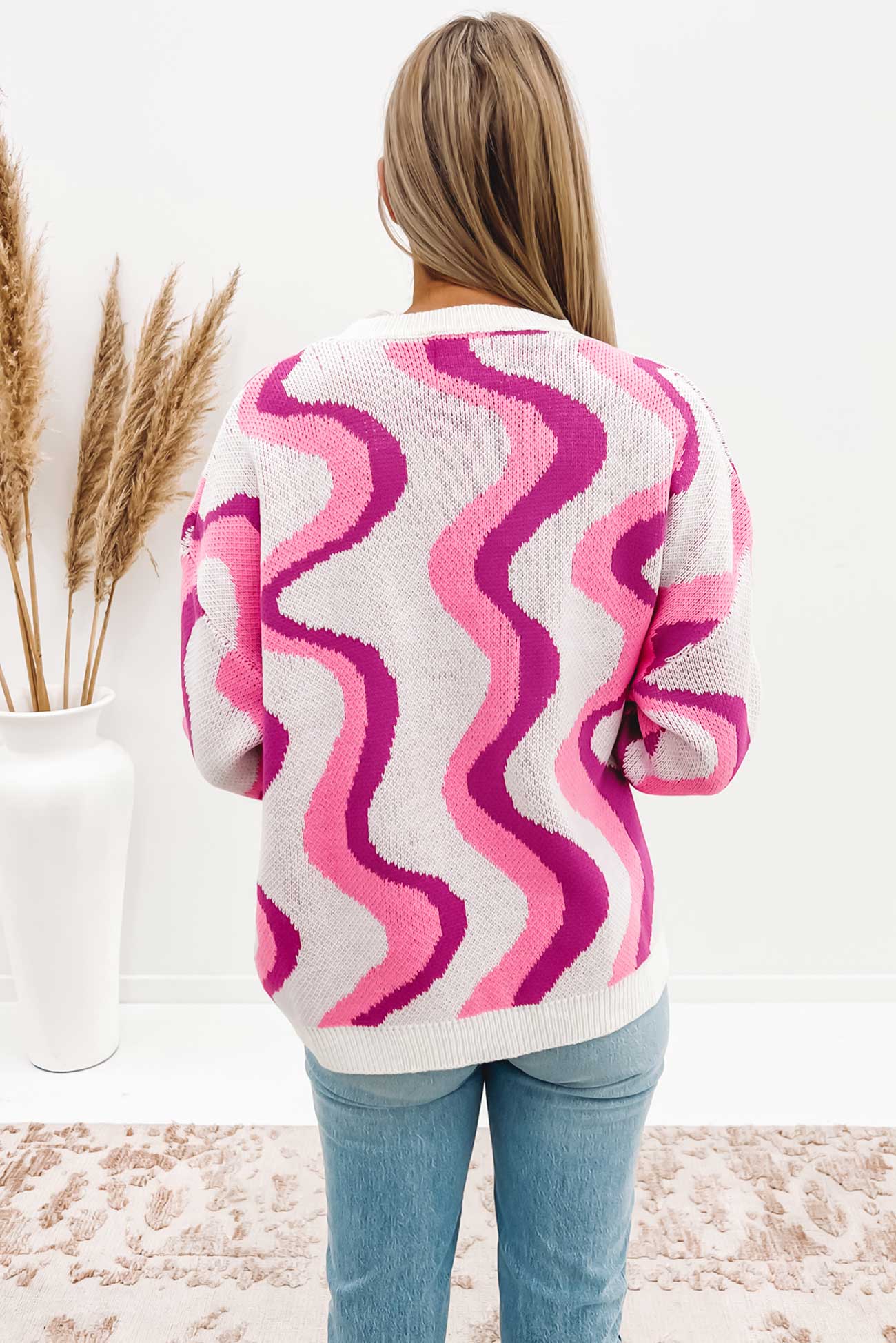 Izzy Knit Jumper Pink