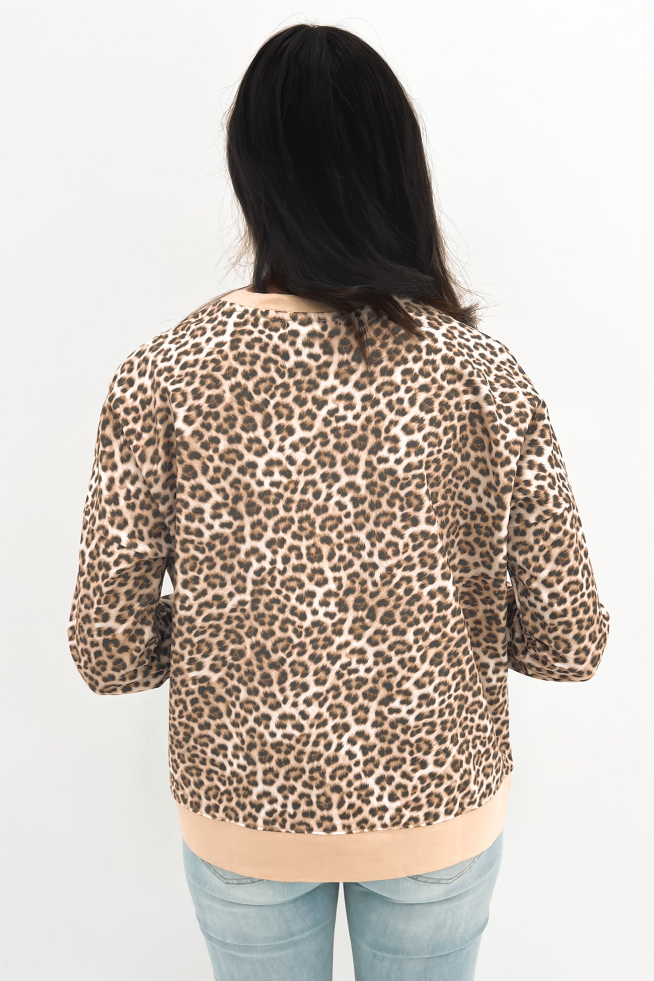 Izzy Sweater Mocha Leopard