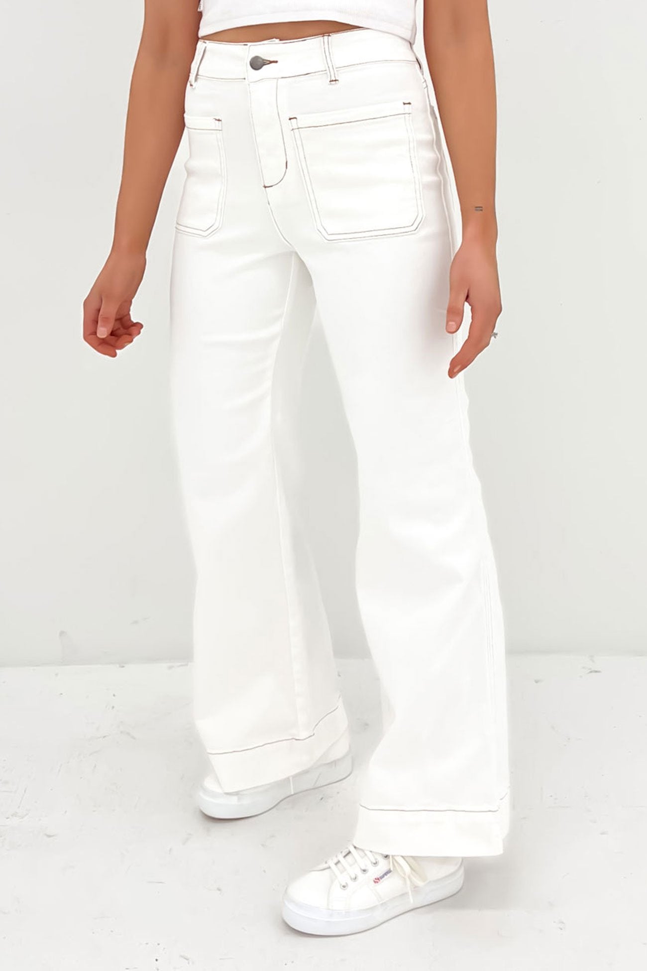 Jackson Pant White