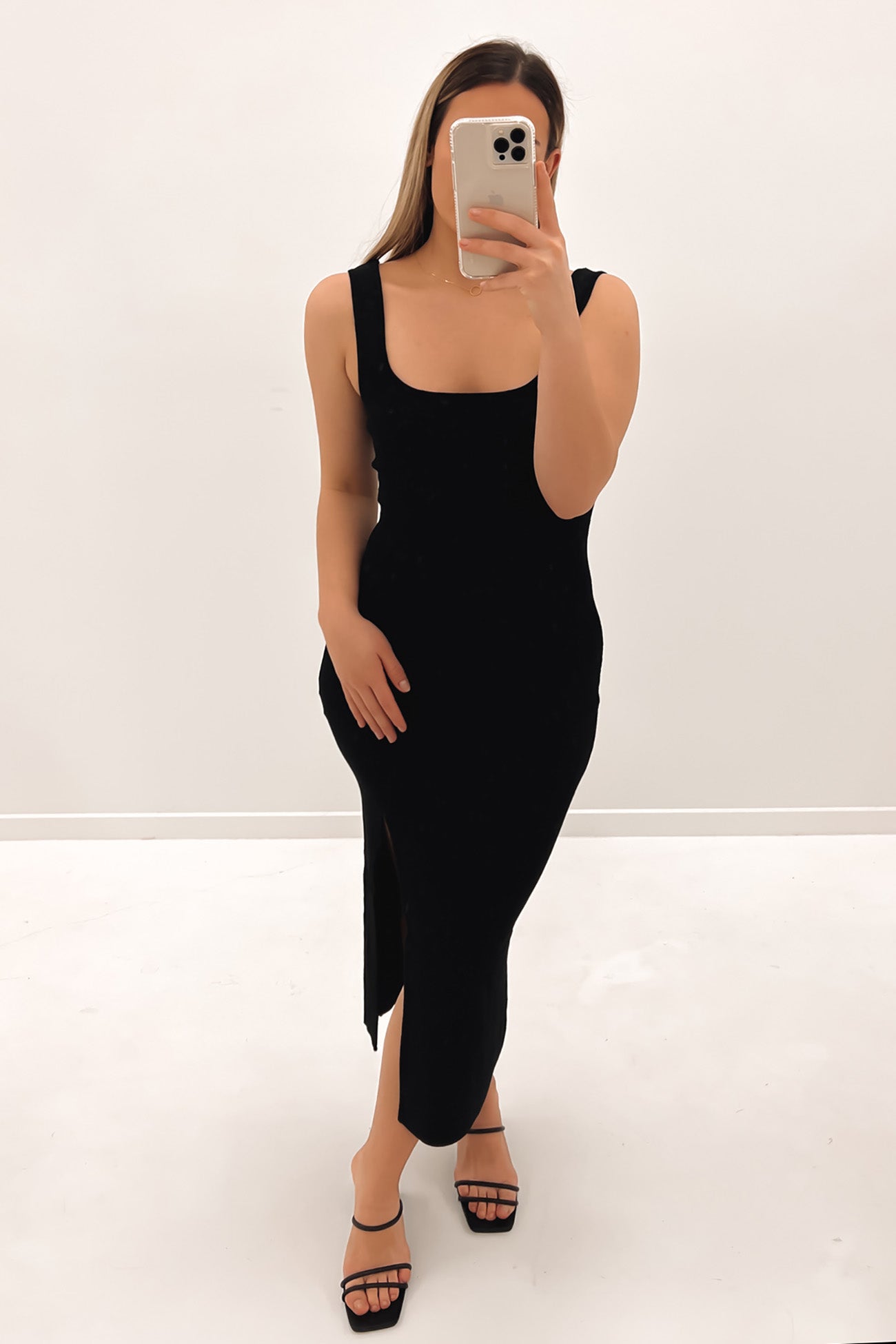 Jaspar Midi Dress Black