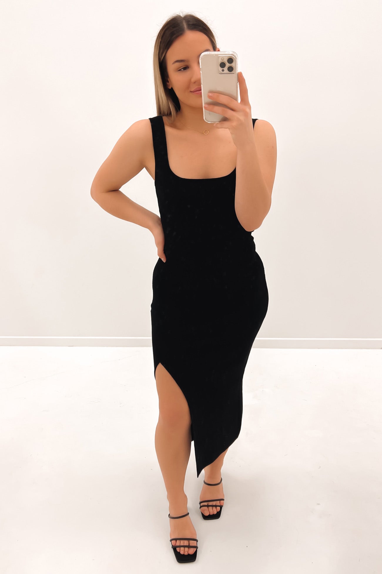 Jaspar Midi Dress Black