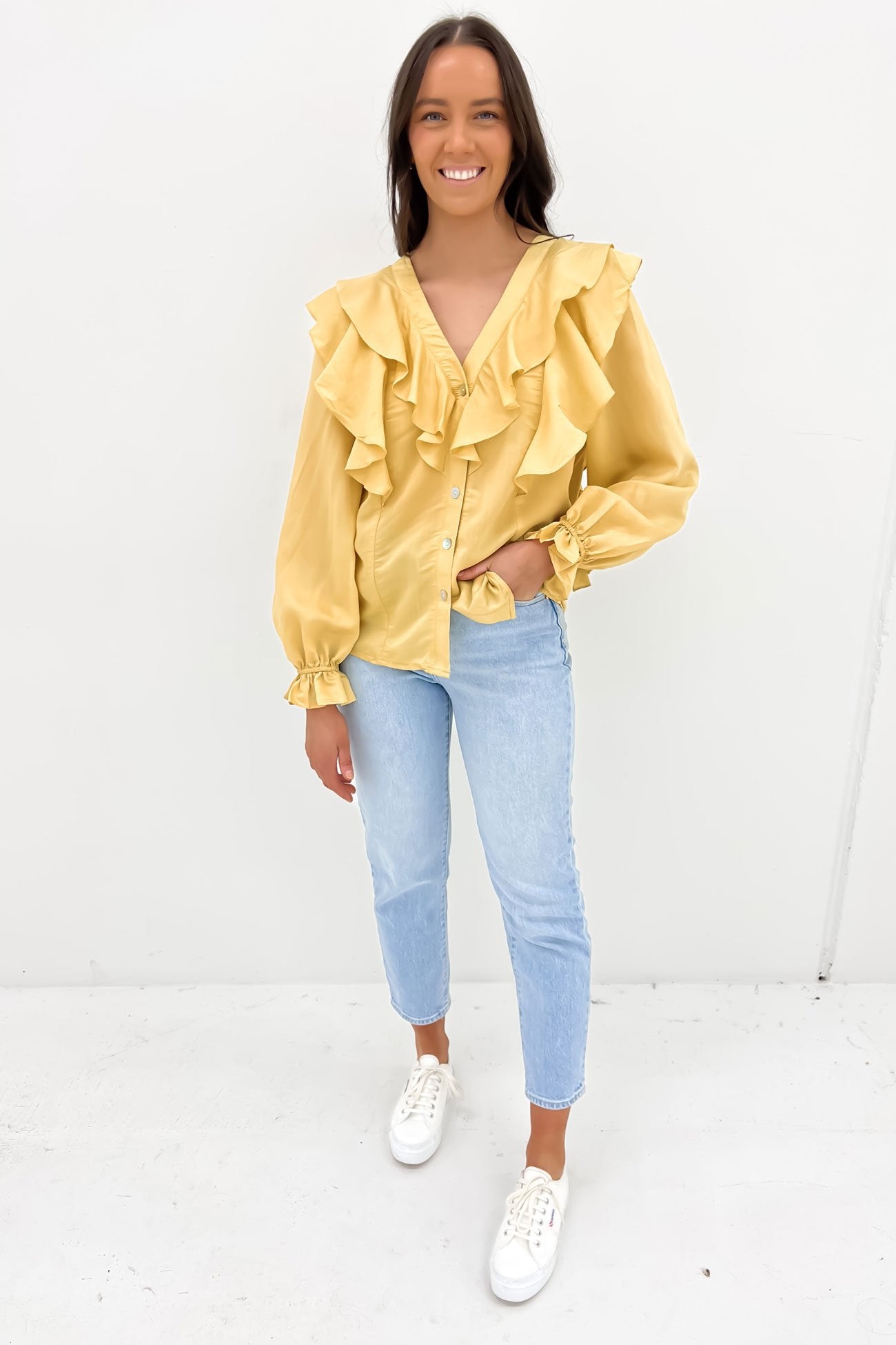 Jaxie Top Yellow