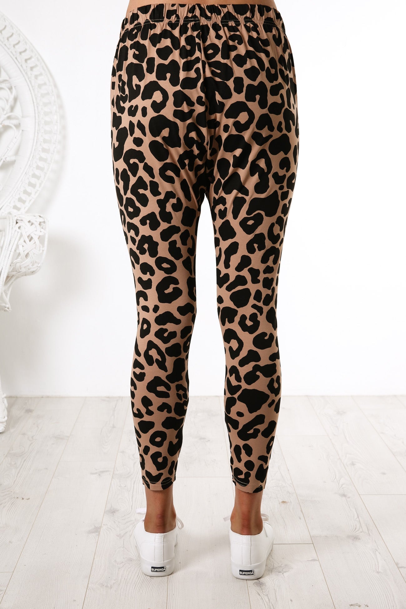 Jordan Jogger Tan Leopard