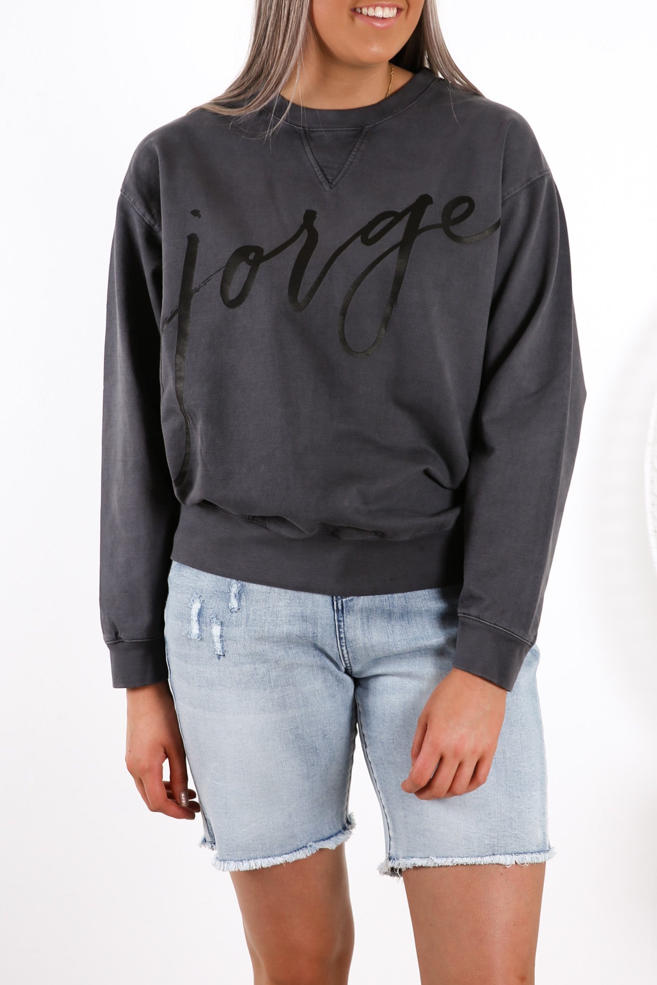 Jorge Fleece Washed Black