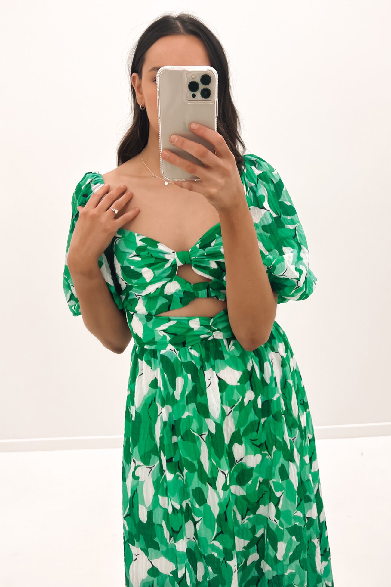 Josiah Midi Dress Green