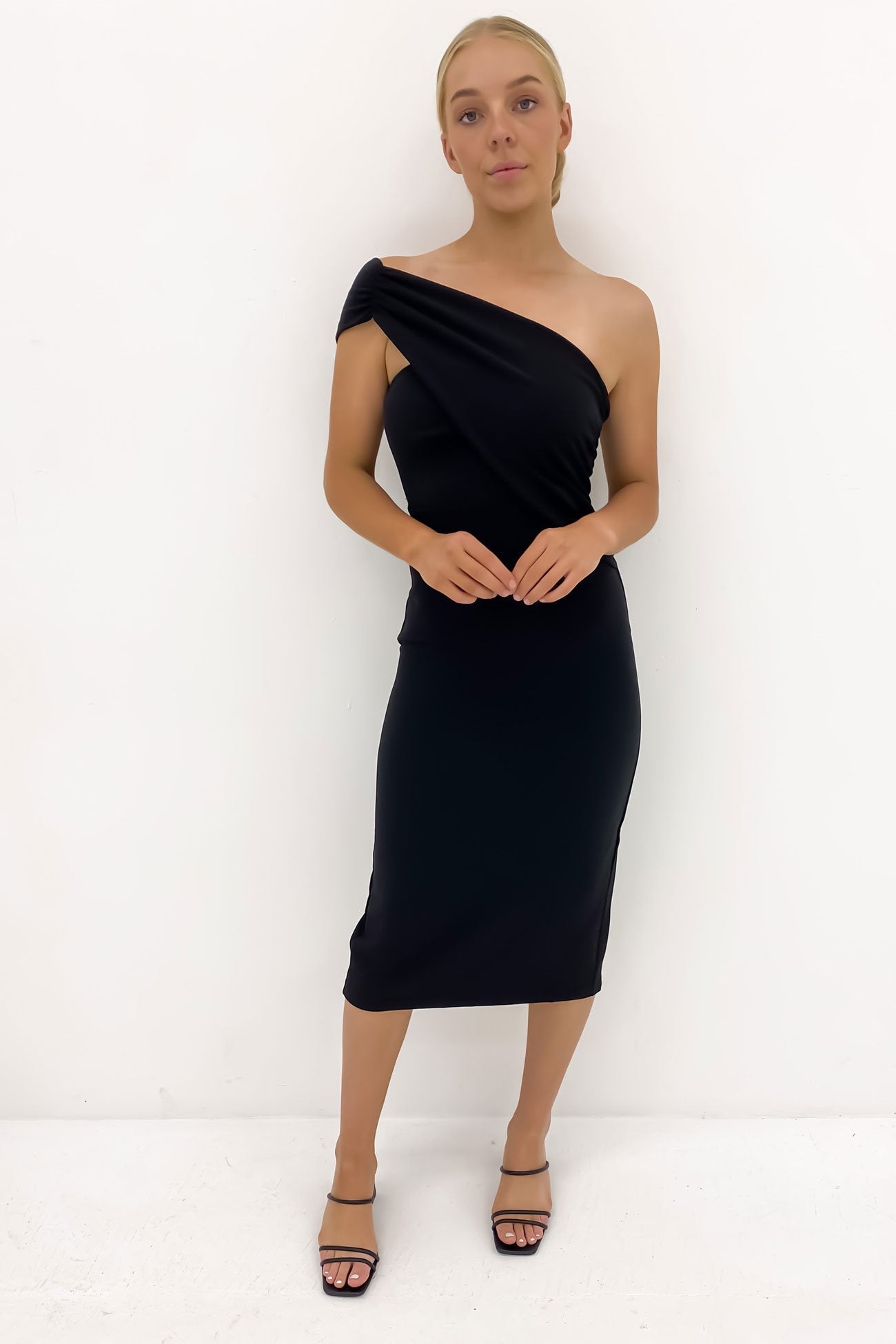 Kailey Midi Dress Black