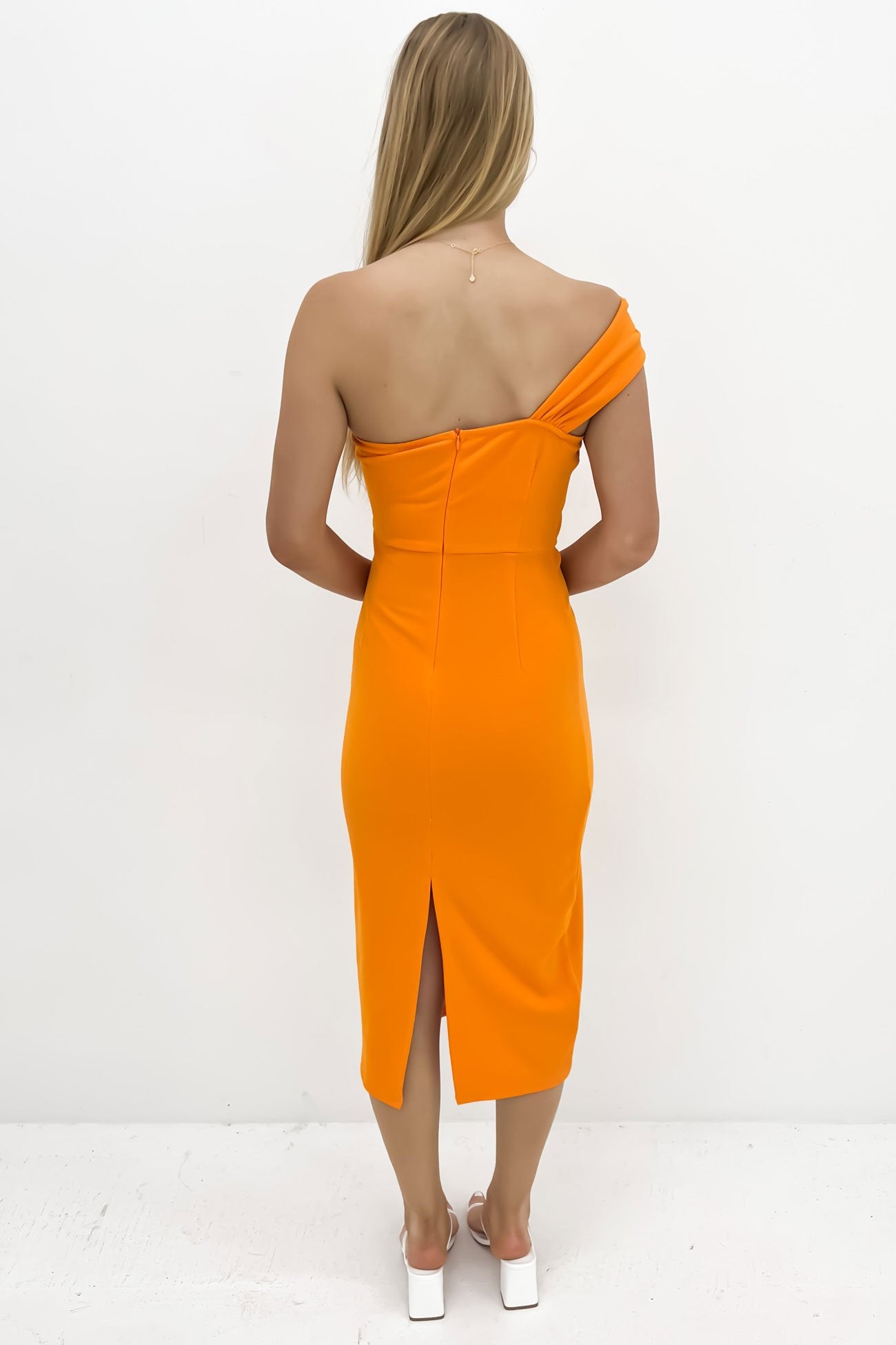 Kailey Midi Dress Orange