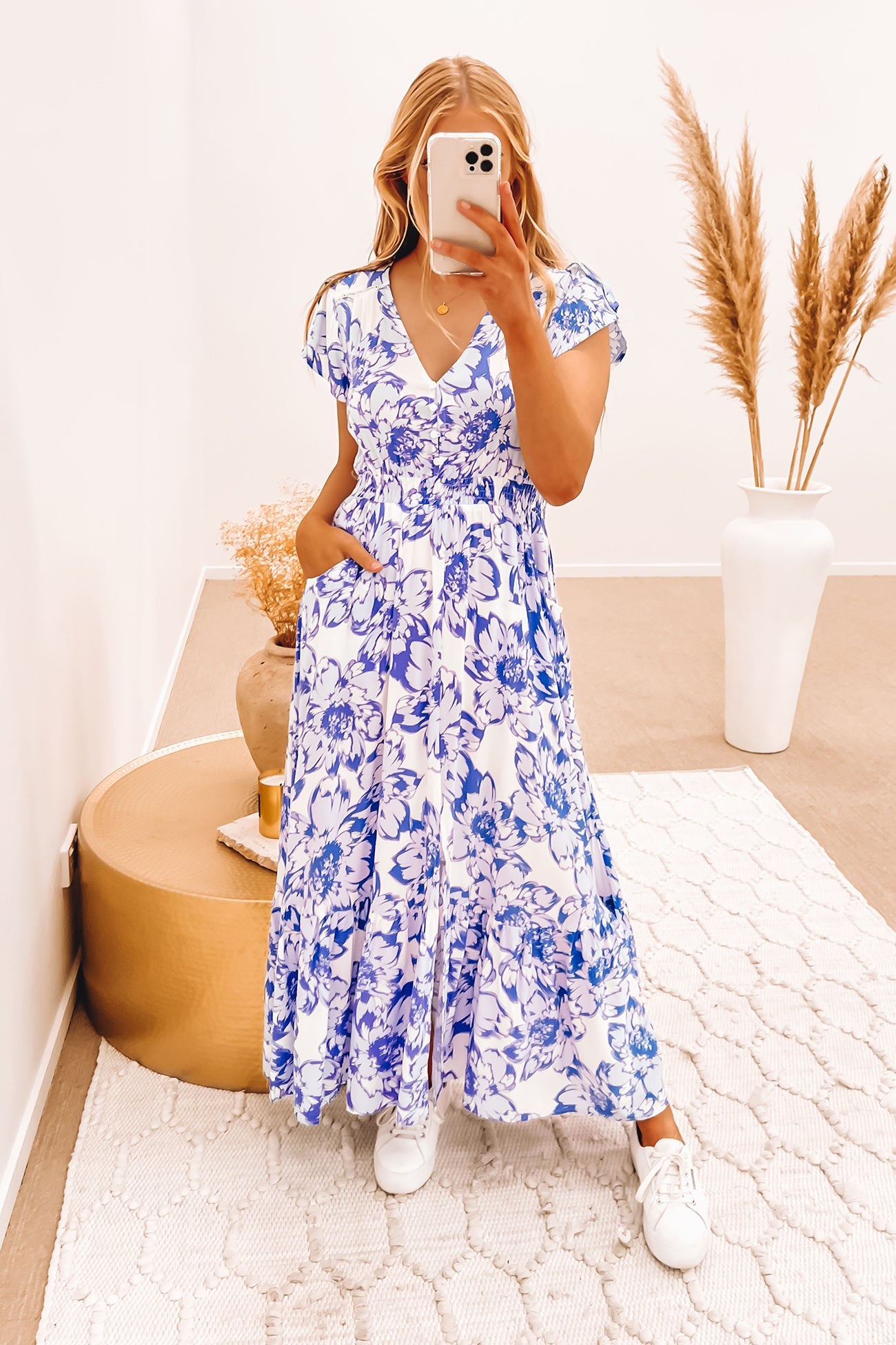 Karina Maxi Dress Blue