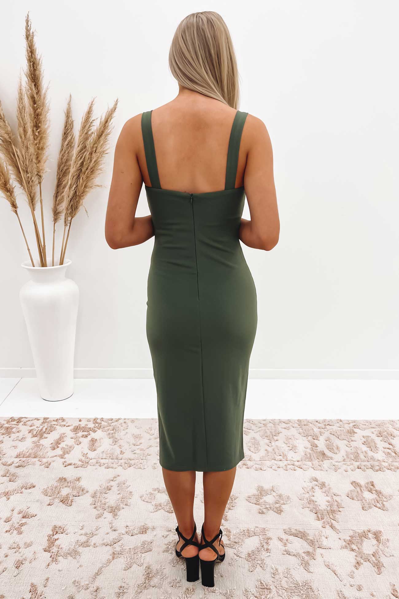 Karissa Midi Dress Green