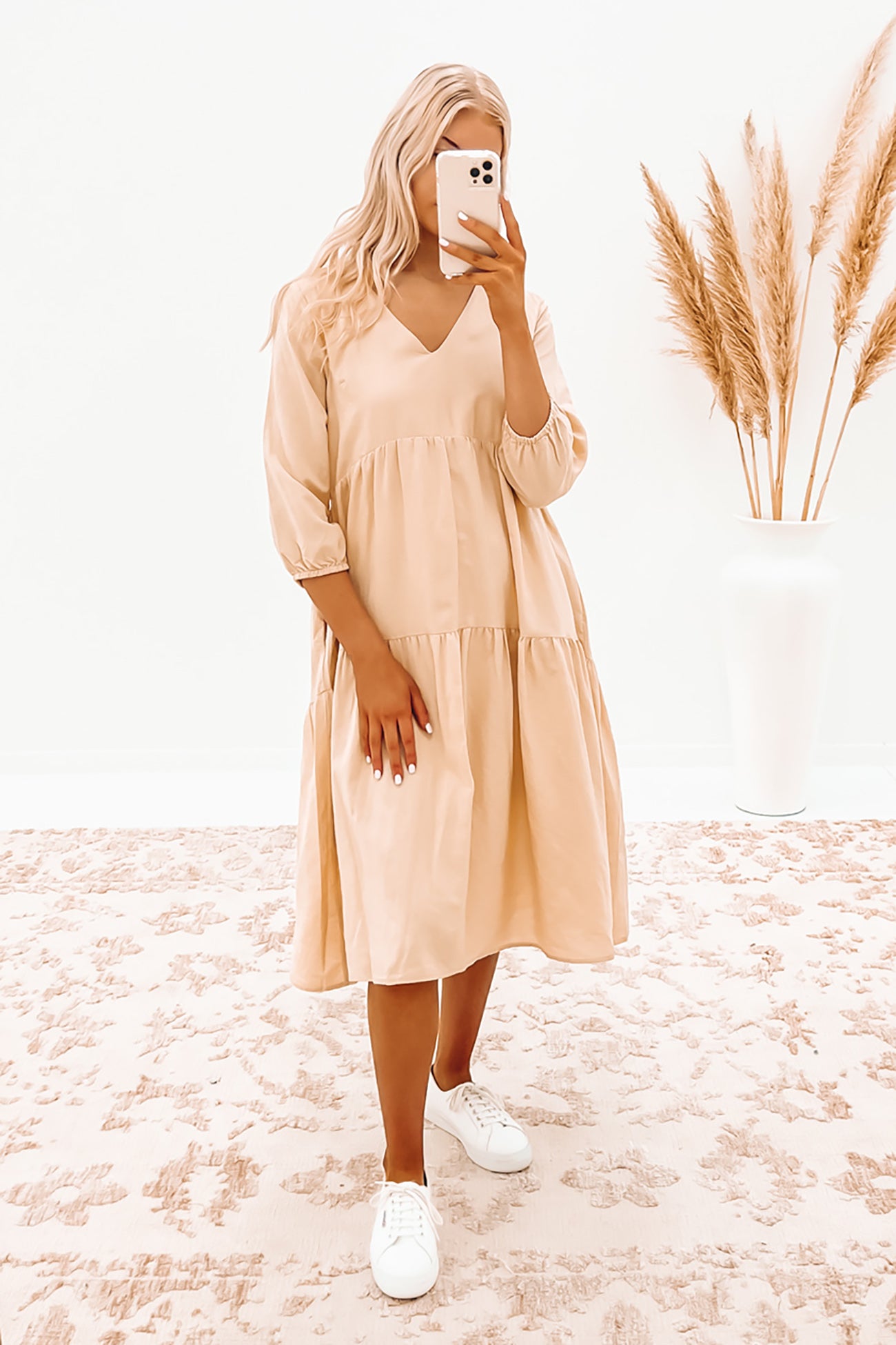 Kasia Midi Dress Natural