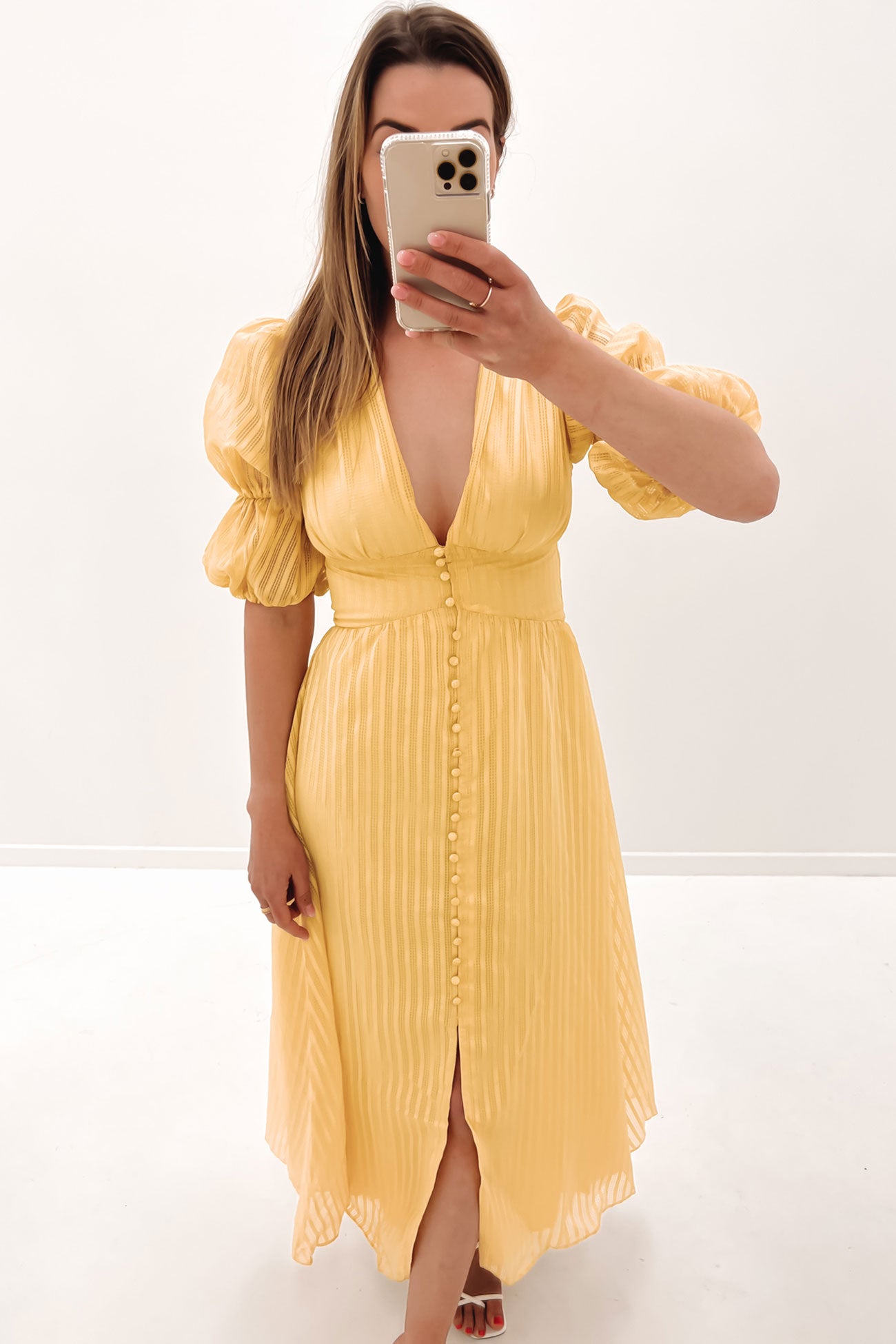 Katherine Maxi Dress Yellow