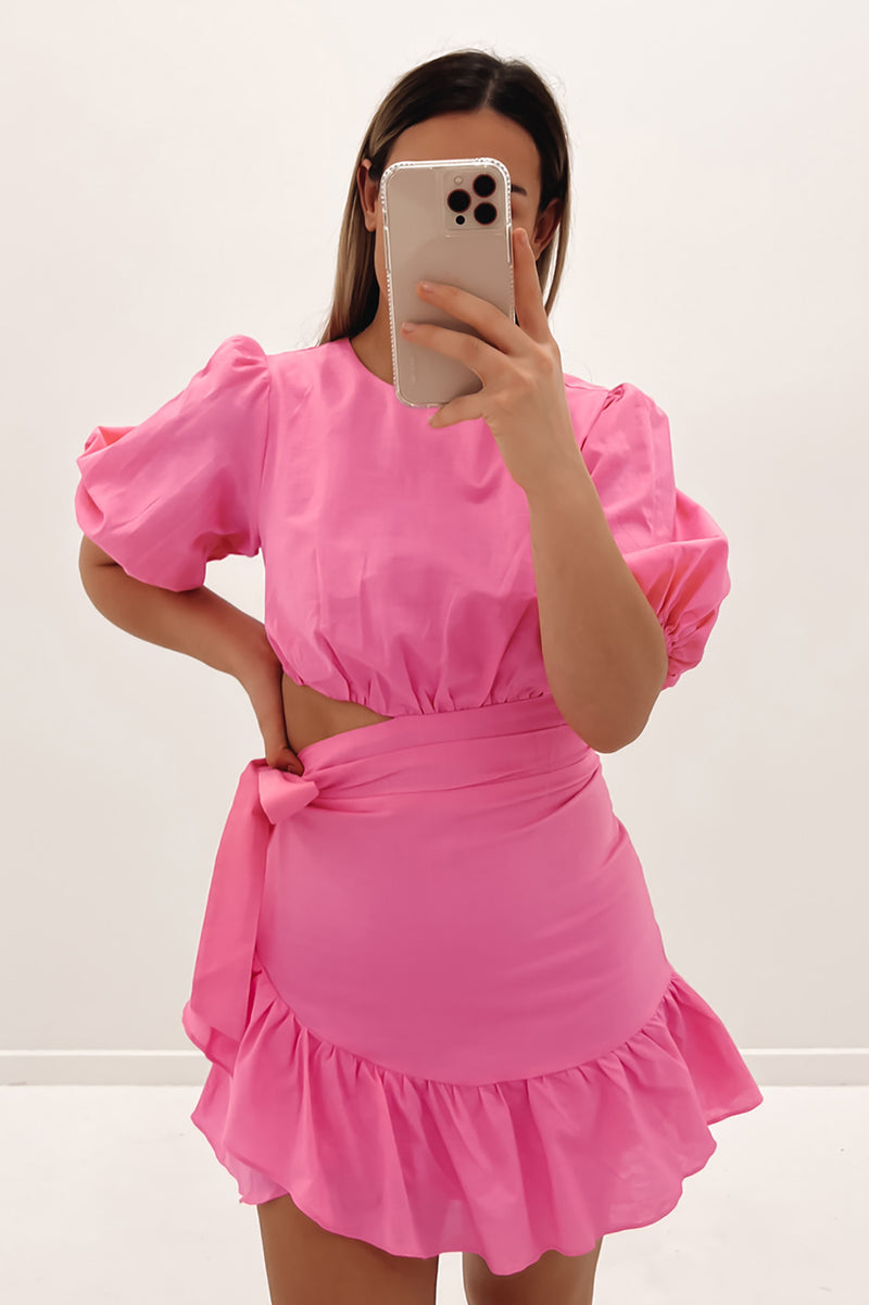 Keele Mini Dress Pink