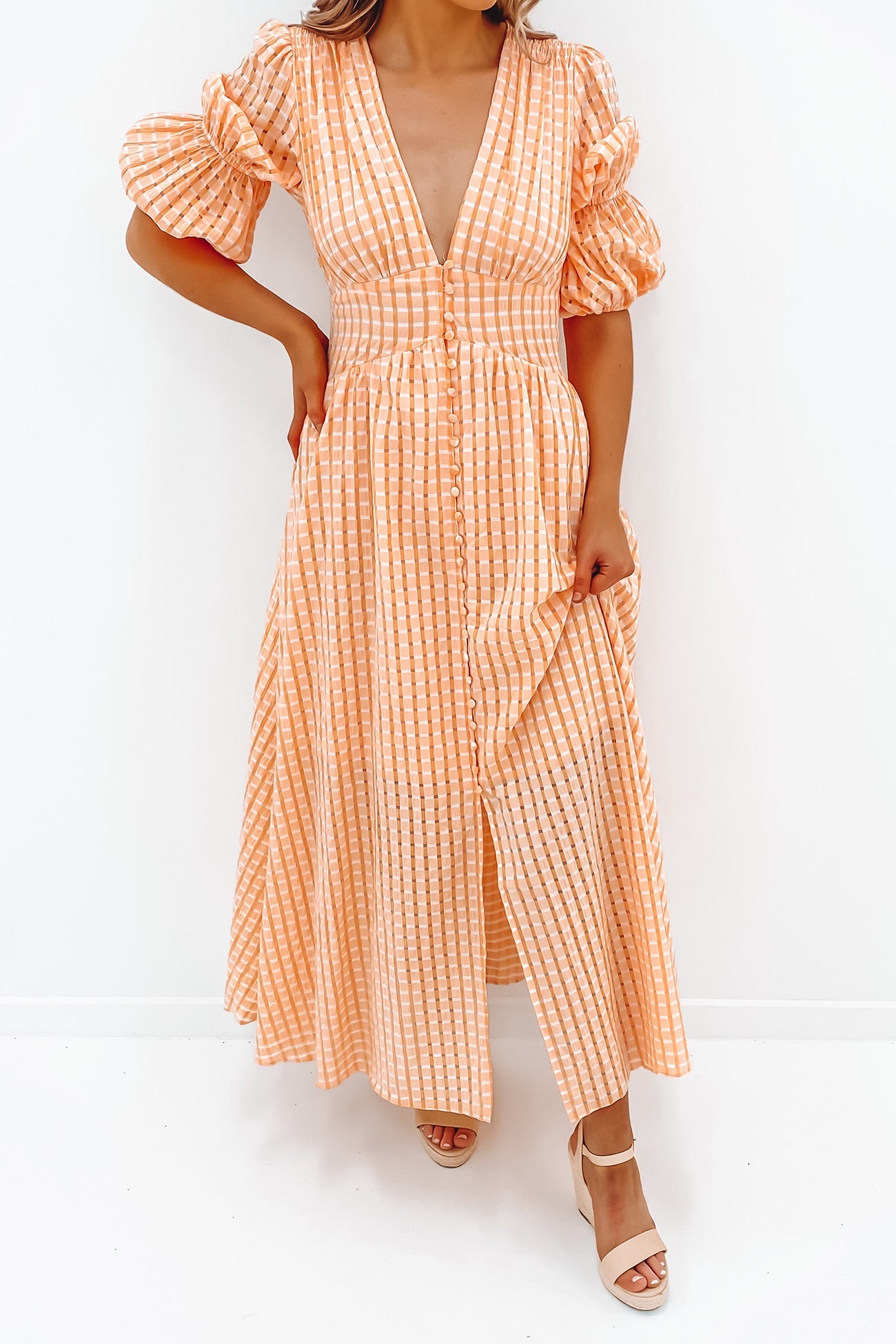 Kenzi Maxi Dress Orange