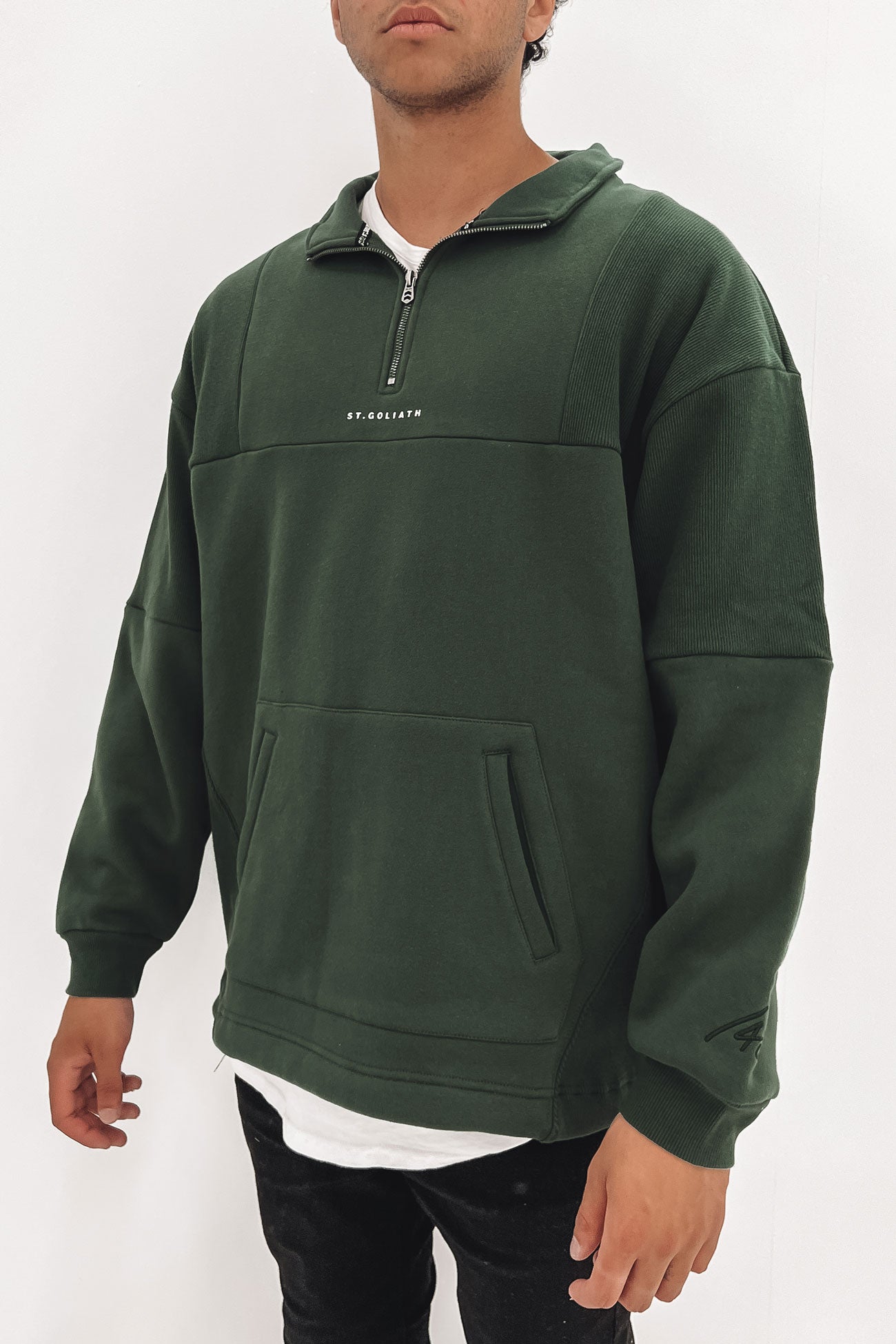 Kingston Quarter Zip Green