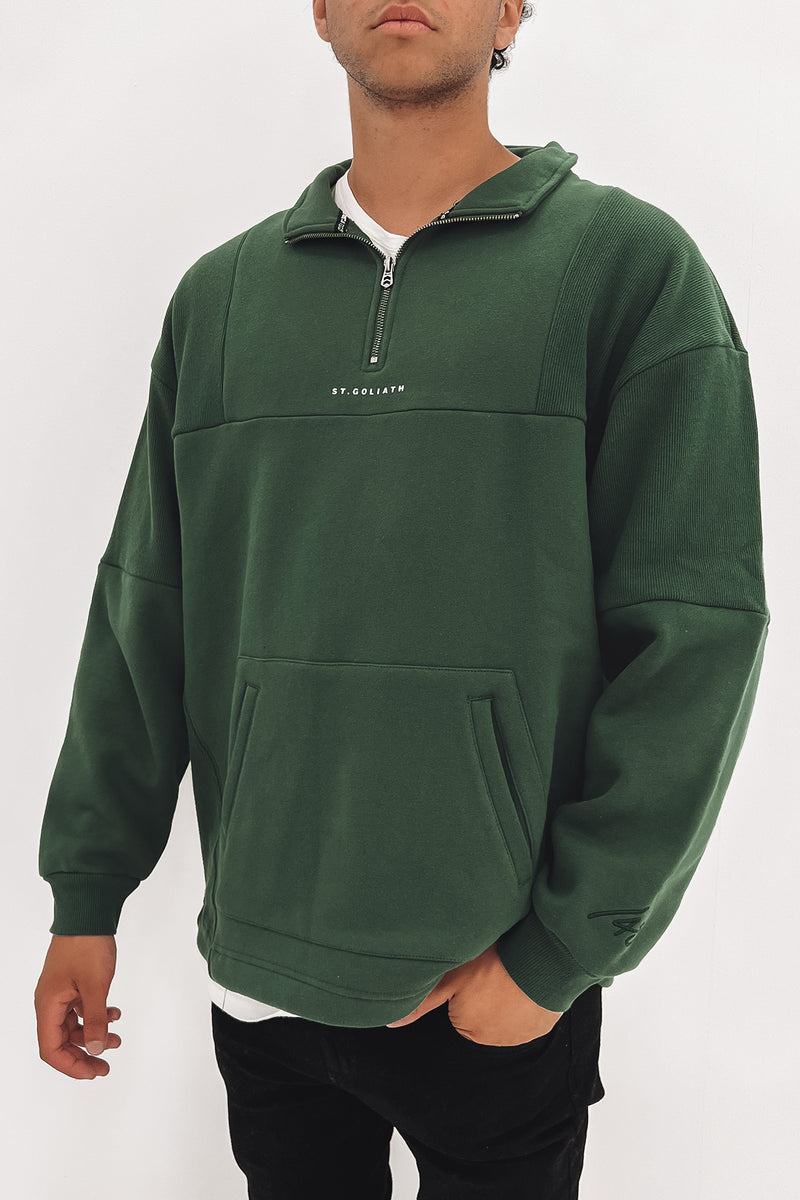 Kingston Quarter Zip Green